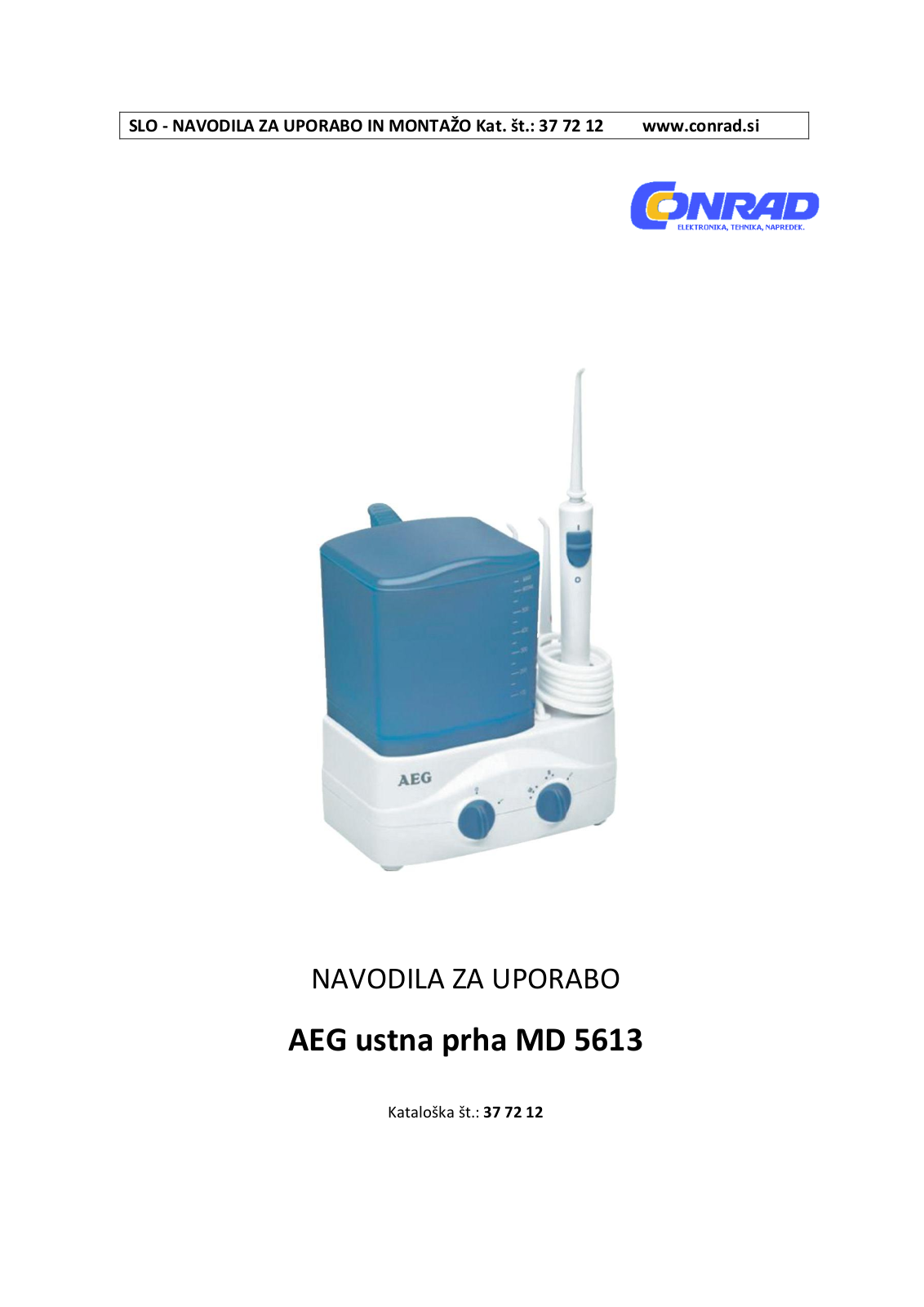 AEG MD 5613 Instruction Manual