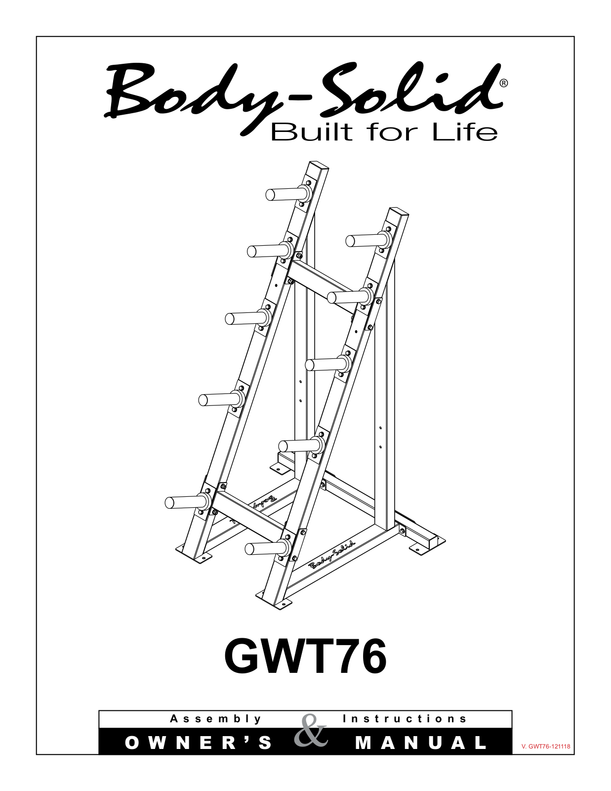 Body Solid GWT76 Assembly Guide