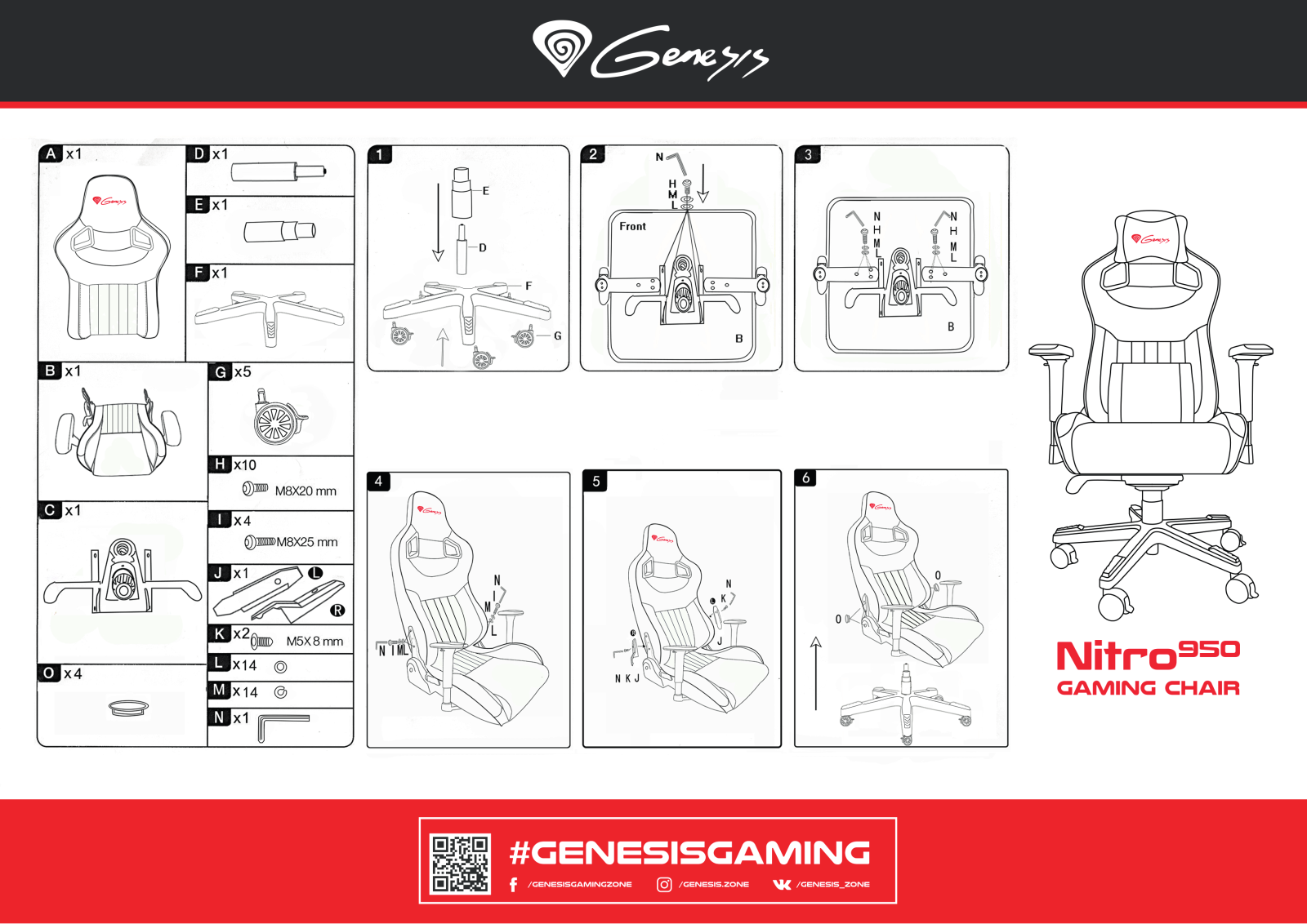 GENESIS Nitro 950 User guide - ManualMachine.com
