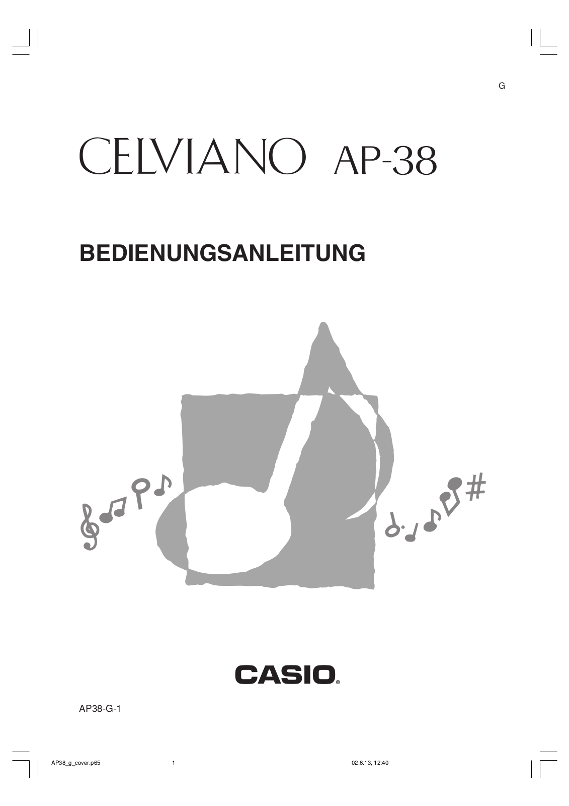 Casio CELVIANO AP-38 User Manual
