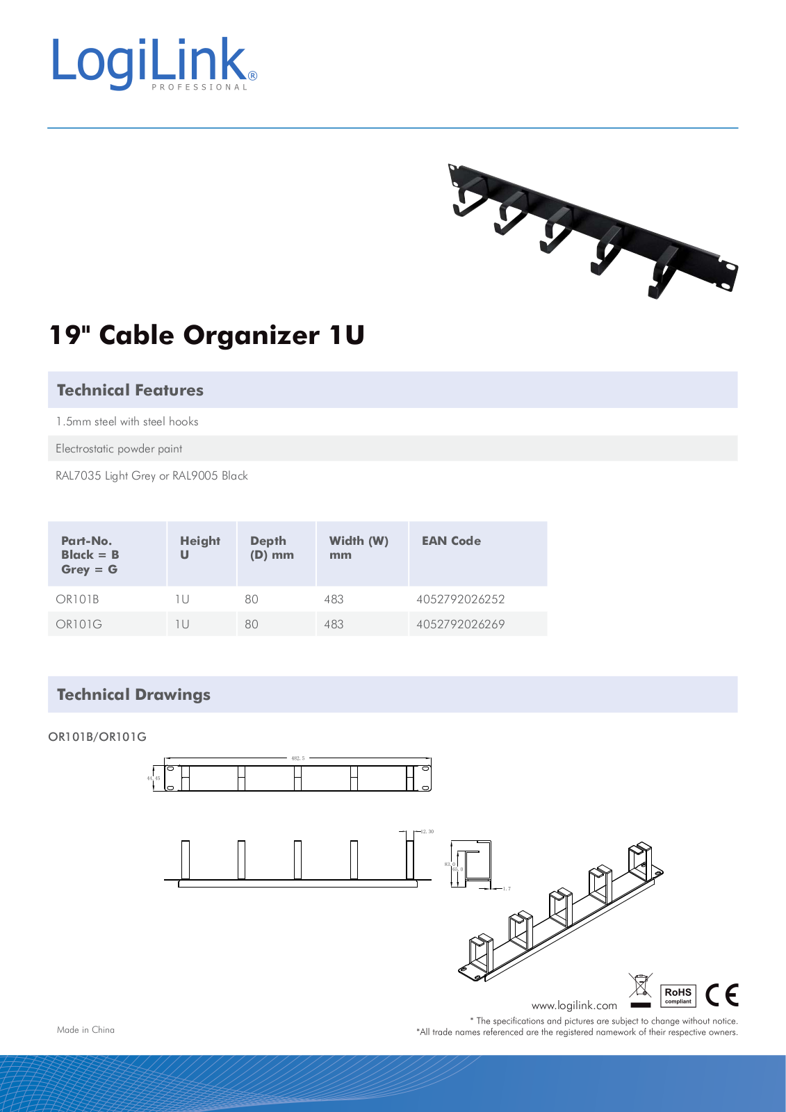 LogiLink OR101B User Manual