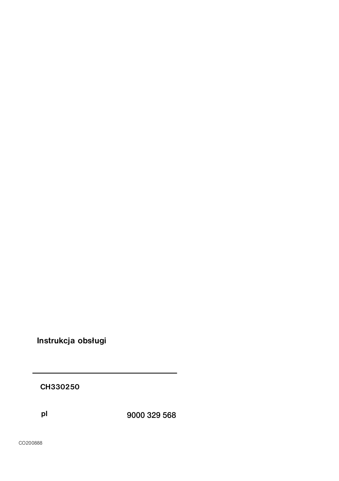 Constructa CH330250 User Manual