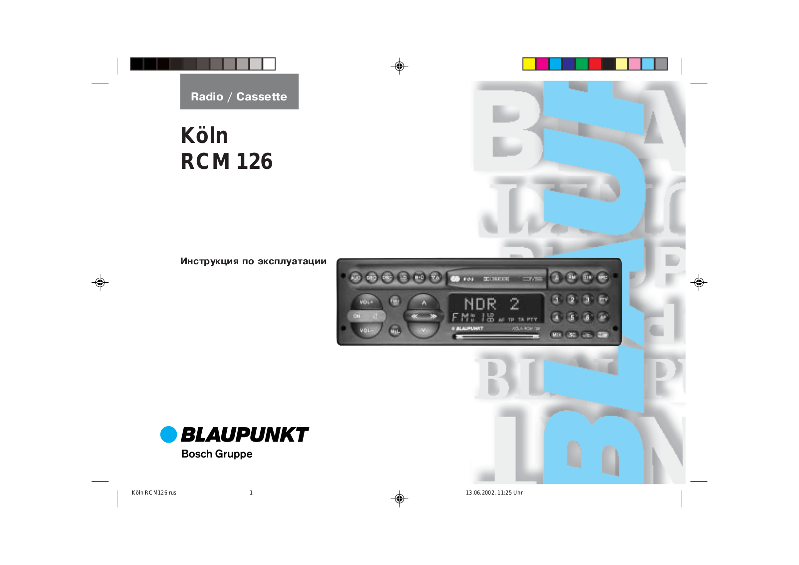 Blaupunkt KLN RCM 126 User Manual