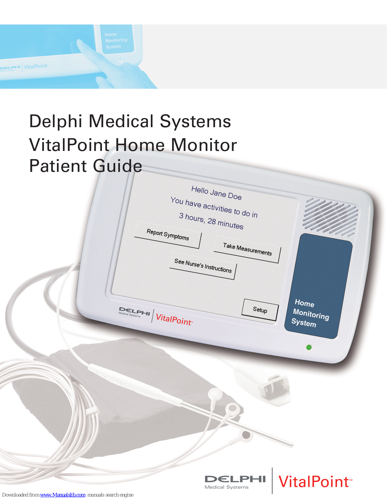 Delphi VitalPoint Home Monitor Patient Manual