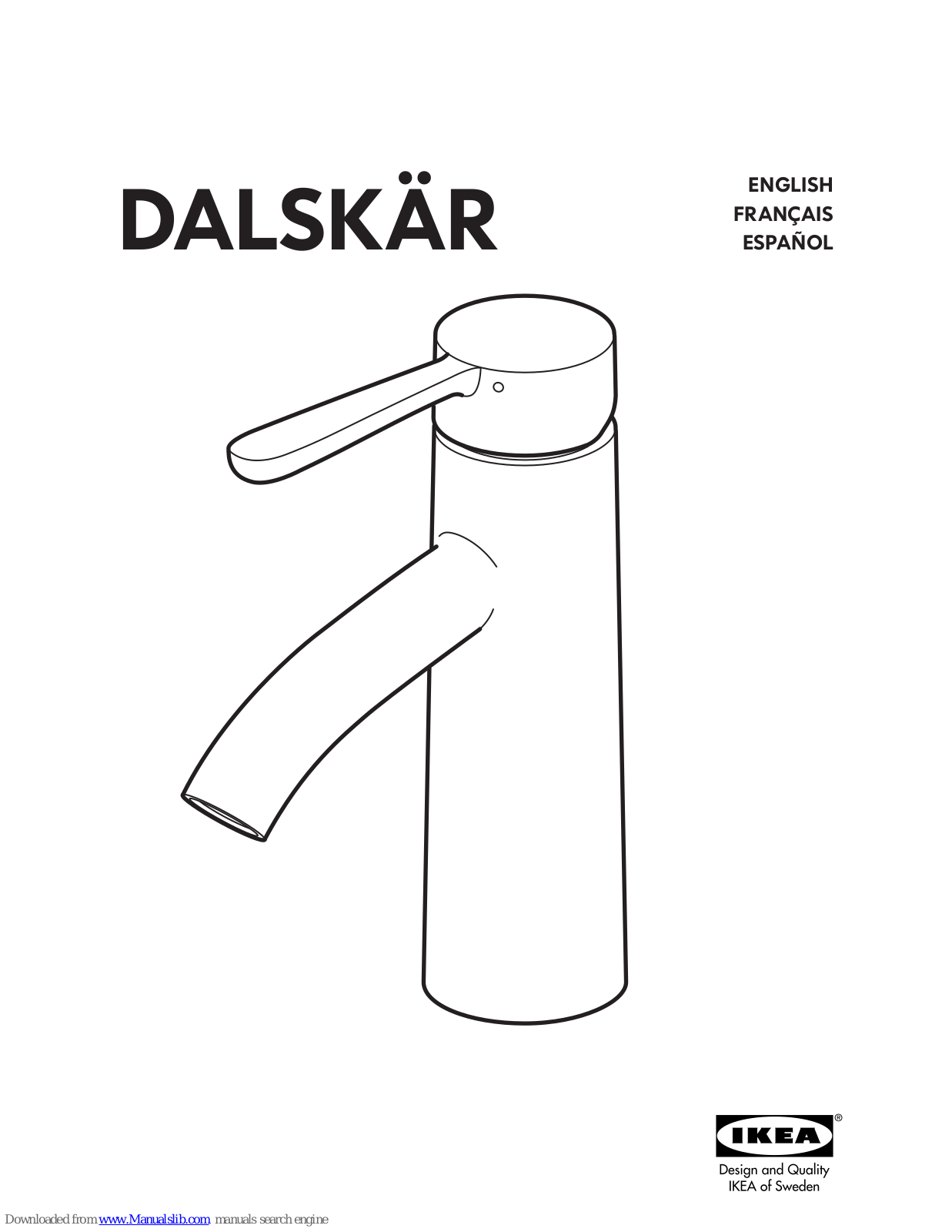 IKEA DALSKAR AA-338654-2, DALSKÄR Assembly Instructions Manual