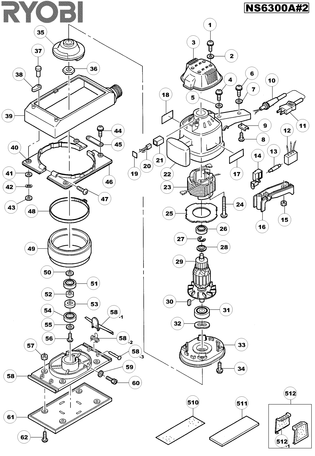 Ryobi NS6300A-2 User Manual