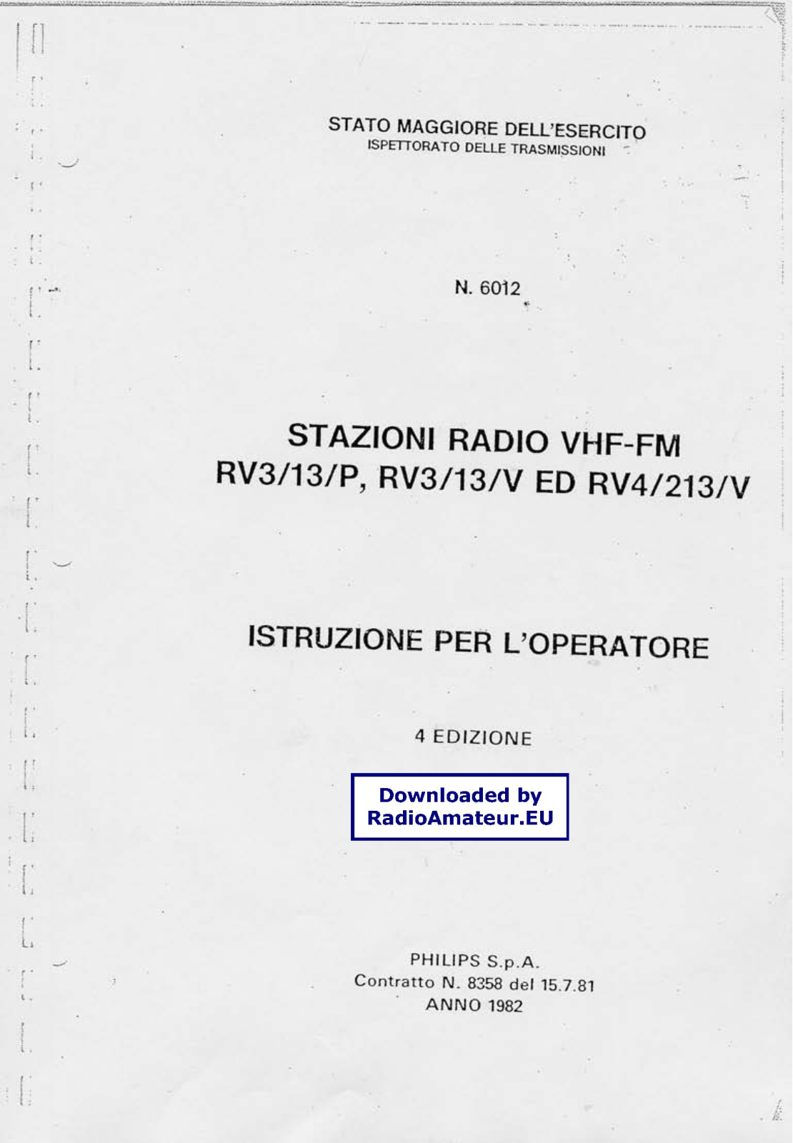 Pozosta RV-2-11 User Manual