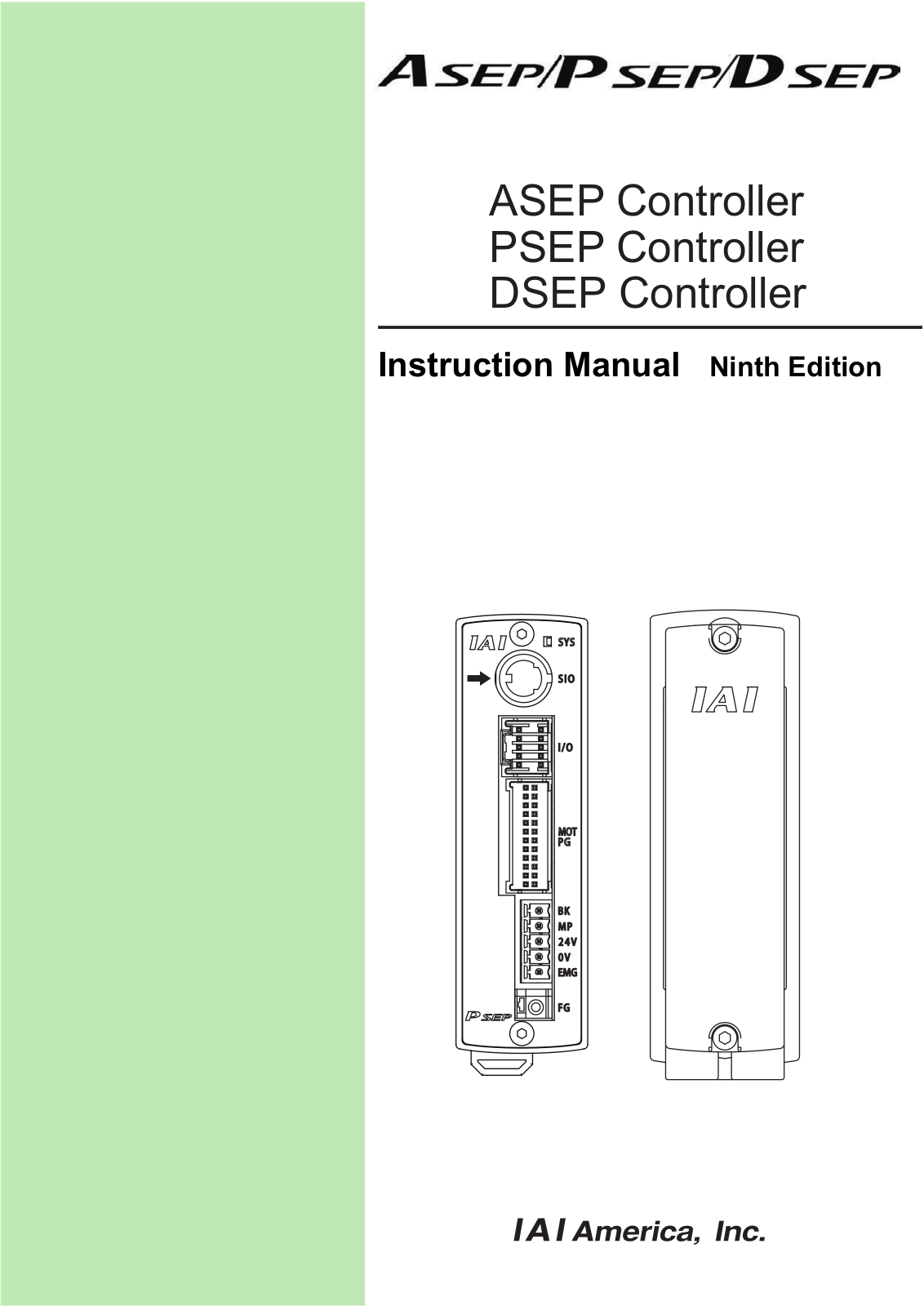 IAI America PSEP User Manual