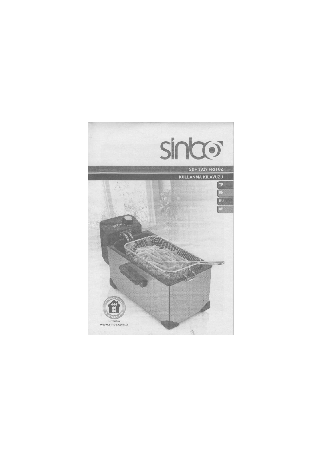 Sinbo SDF 3827 User Manual