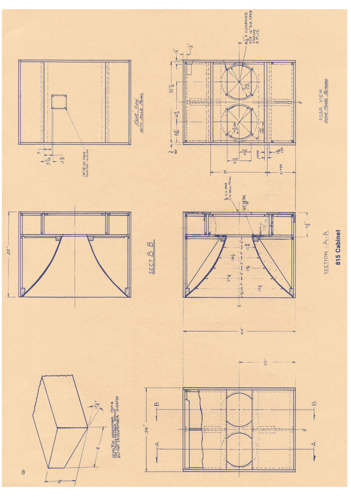 Altec 815 Service Manual