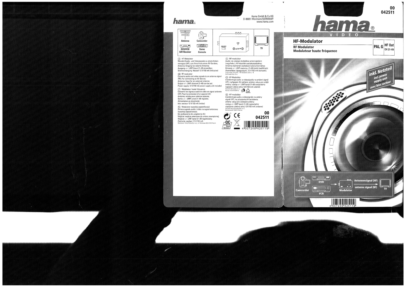 Hama 42511 User manual