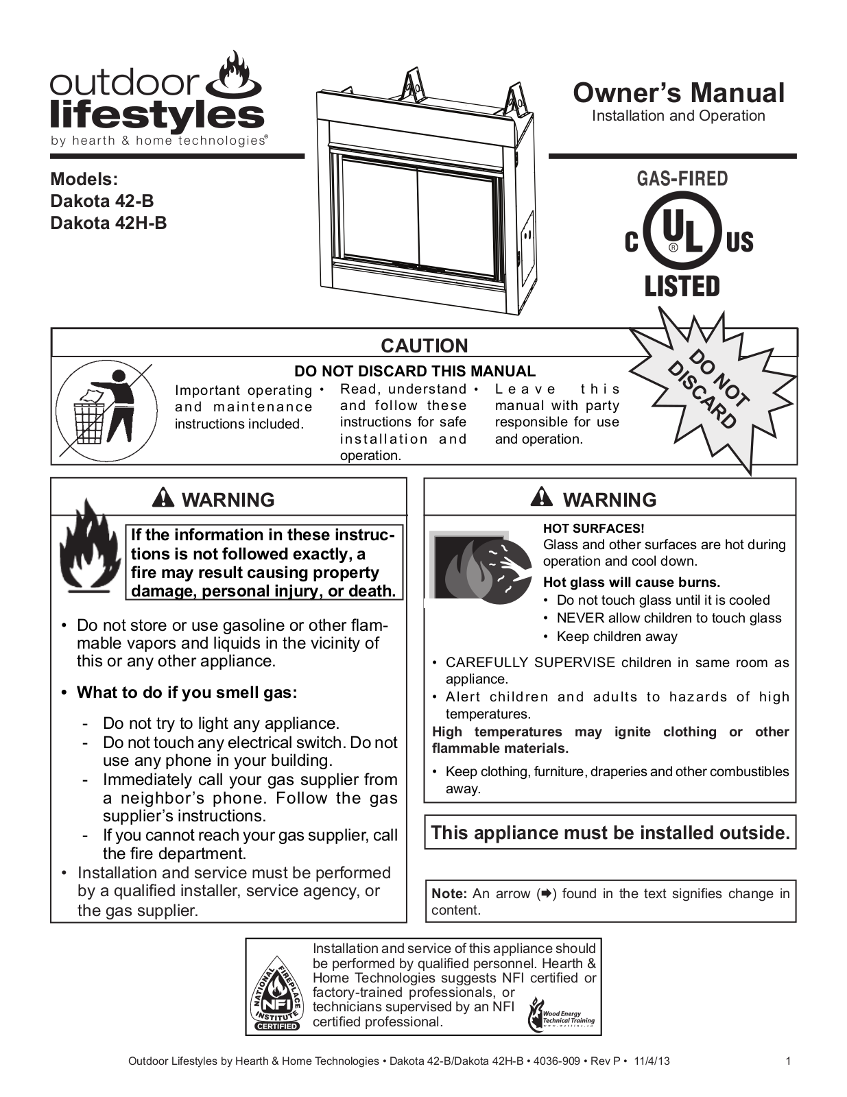 Harman Dakota 42-B, Dakota 42H-B Quick Start Manual