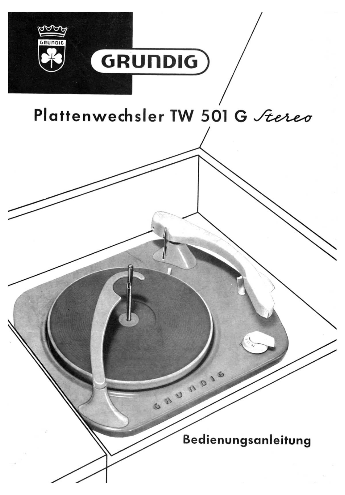 Grundig TW-501 Owners Manual