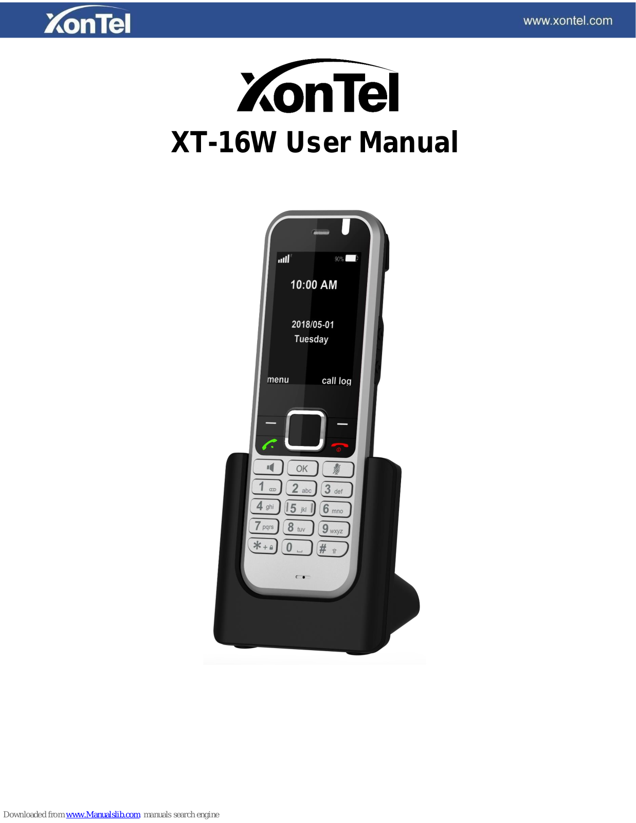 XONTEL XT-16W User Manual