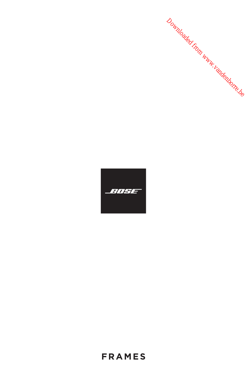 BOSE FRAMES SOPRANO User Manual