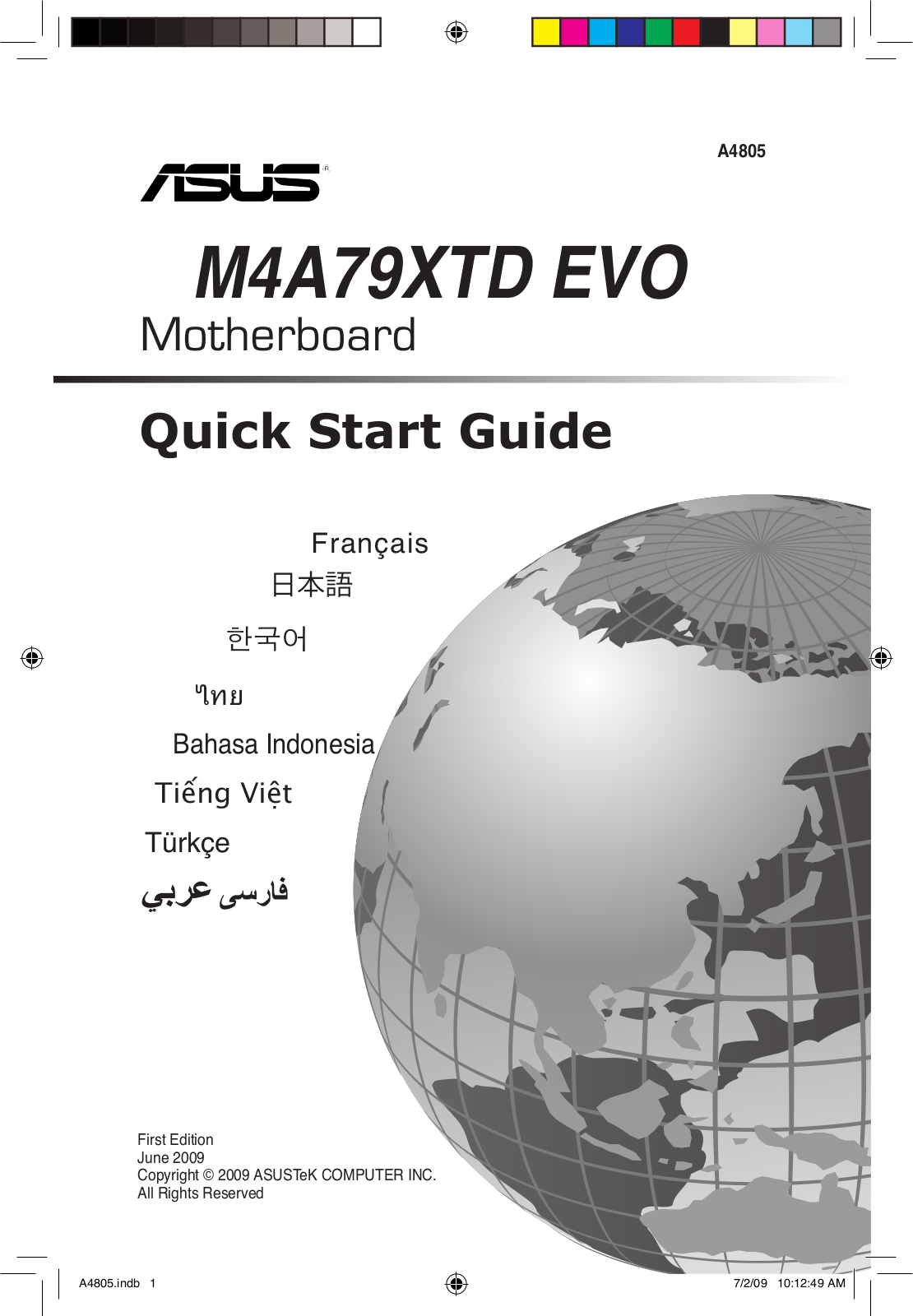 Asus M4A79XTD EVO User Manual