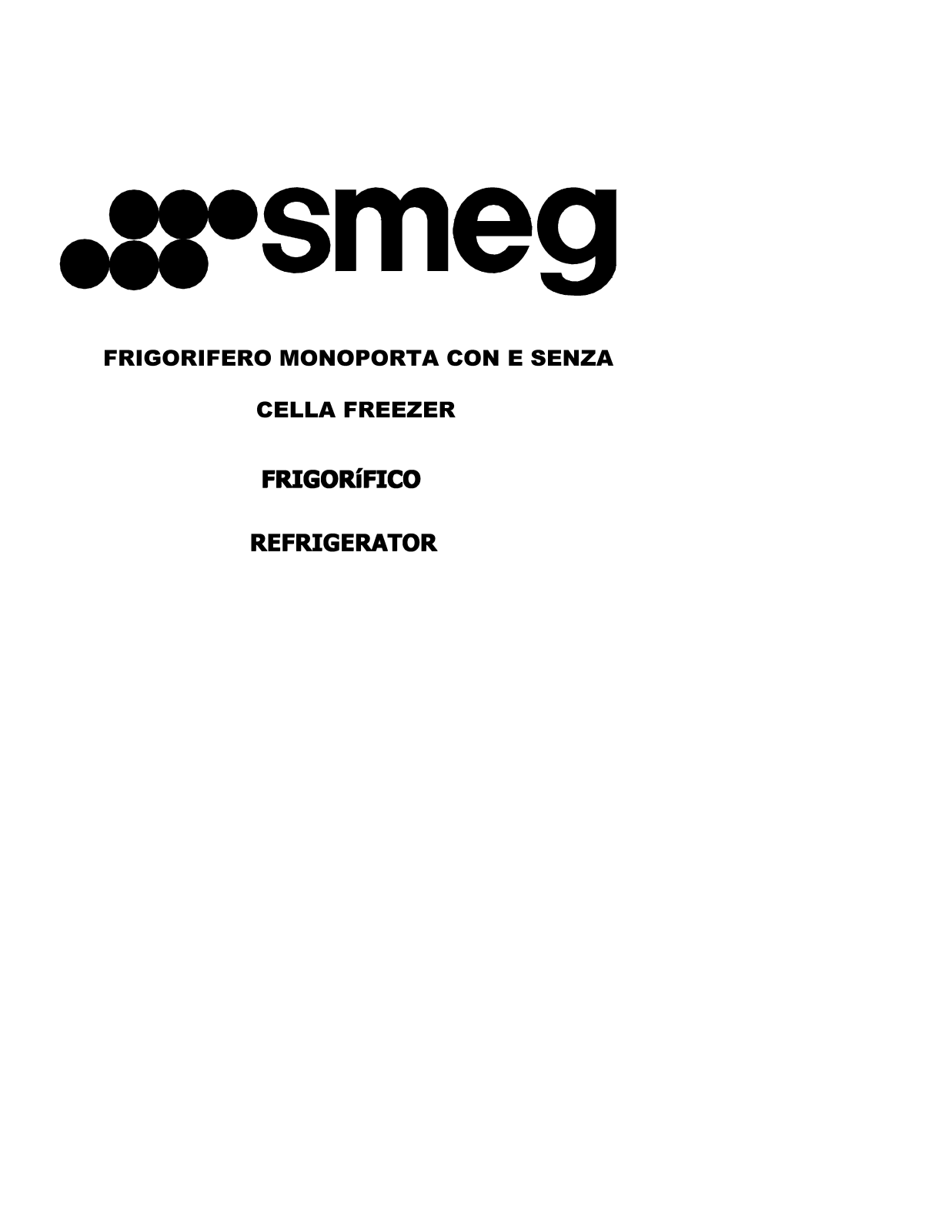 Smeg FA255B User Manual