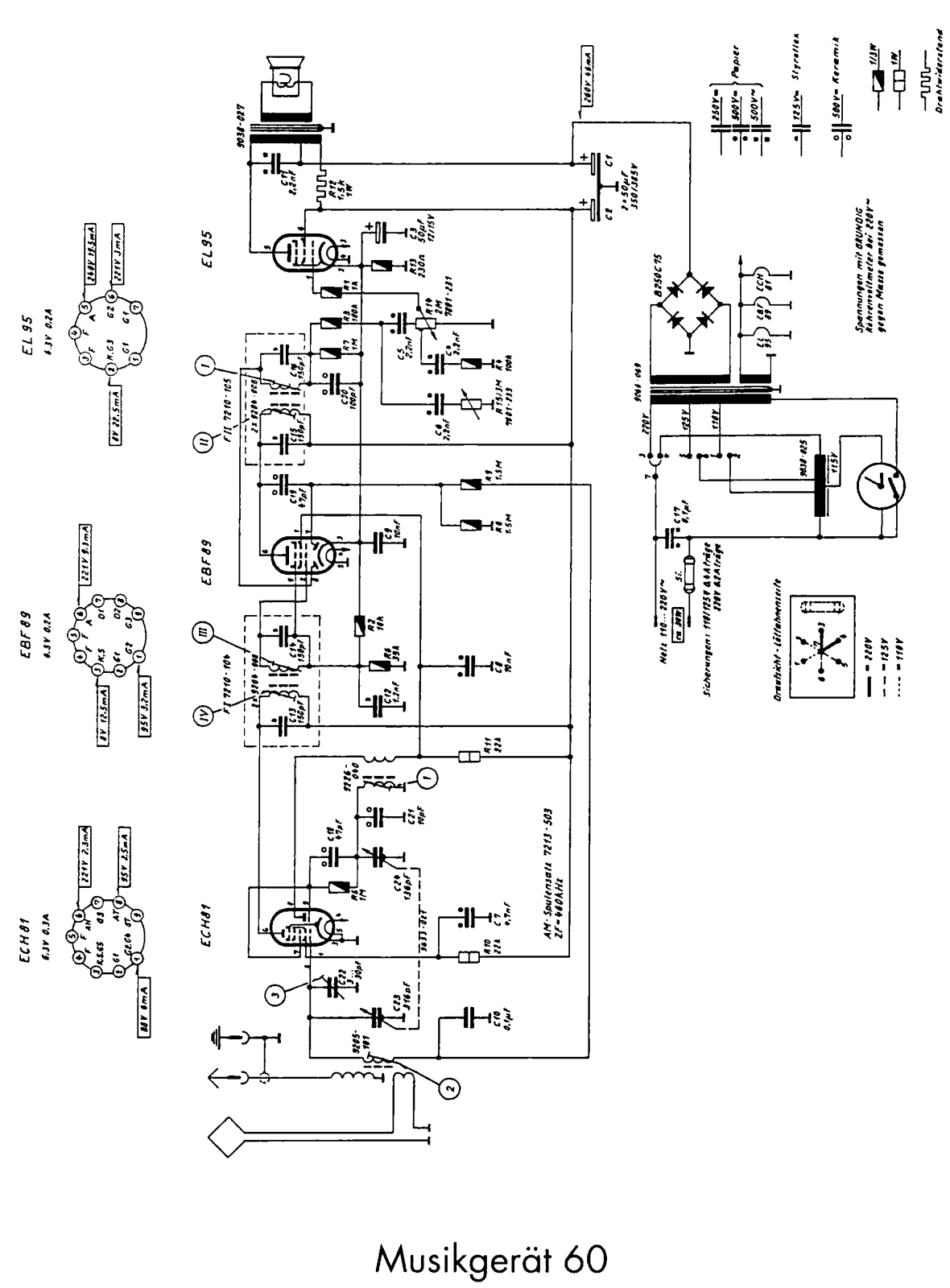 Grundig 60 Schematic