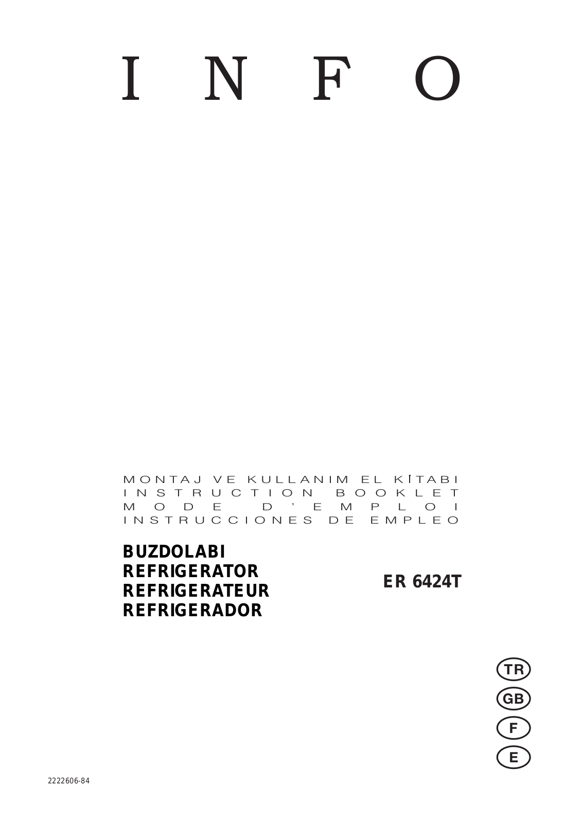 Electrolux ER6424T User Manual