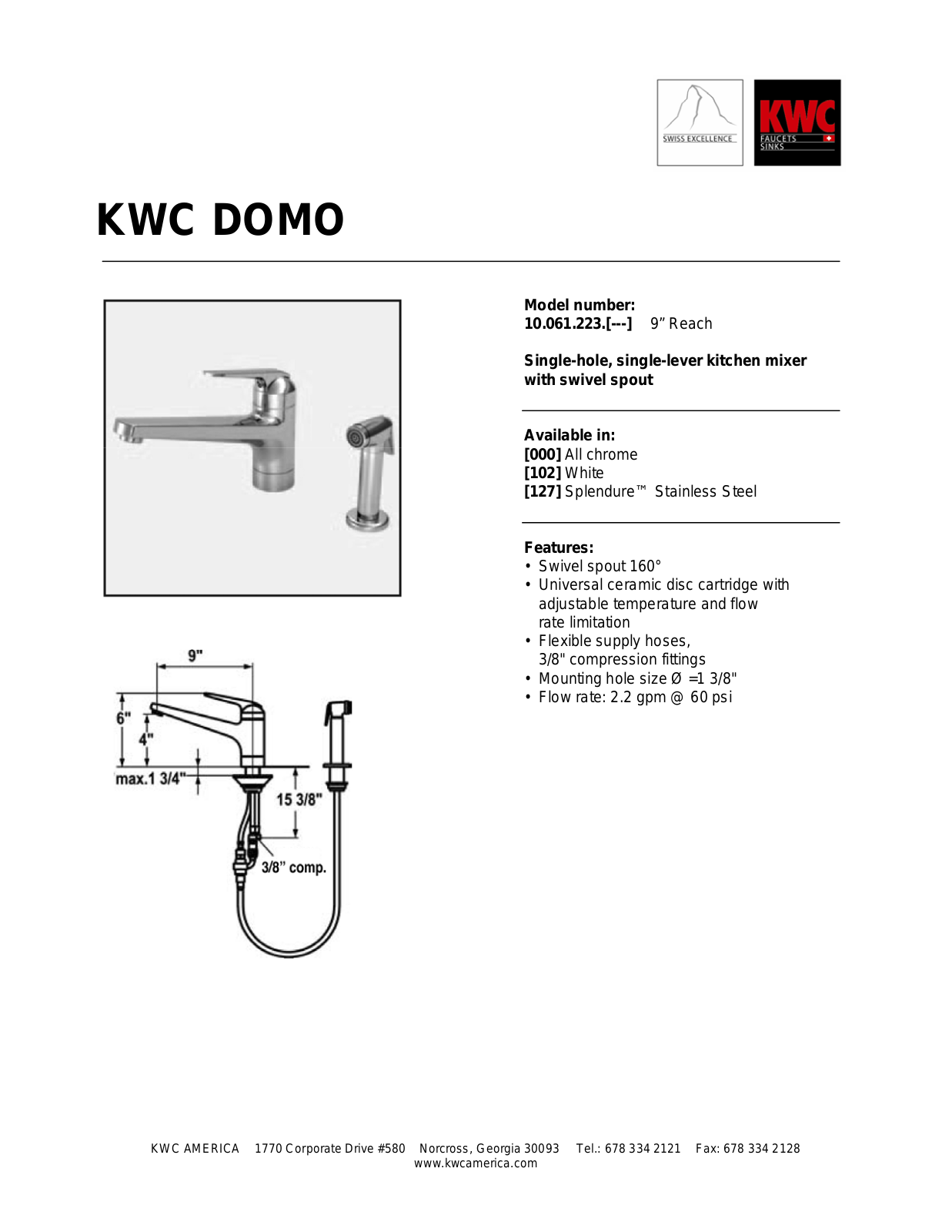 KWC 10.061.223 User Manual