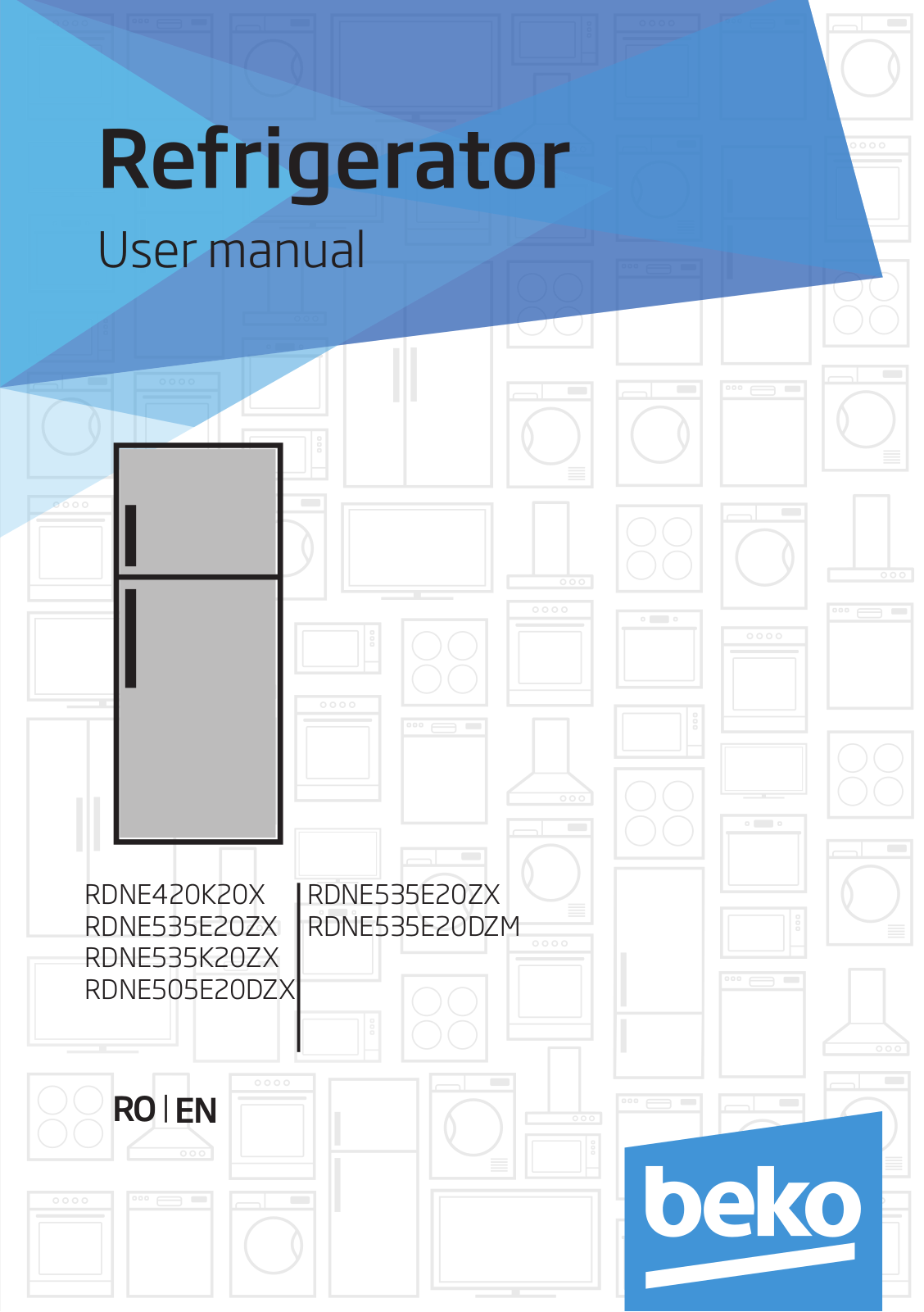 Beko RDNE420K20X, RDNE535E20ZX, RDNE535K20ZX, RDNE505E20DZX, RDNE535E20DZM User manual