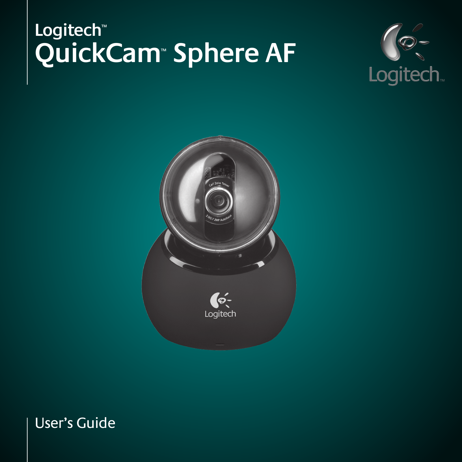 Logitech SPHERE AF QUICK START GUIDE