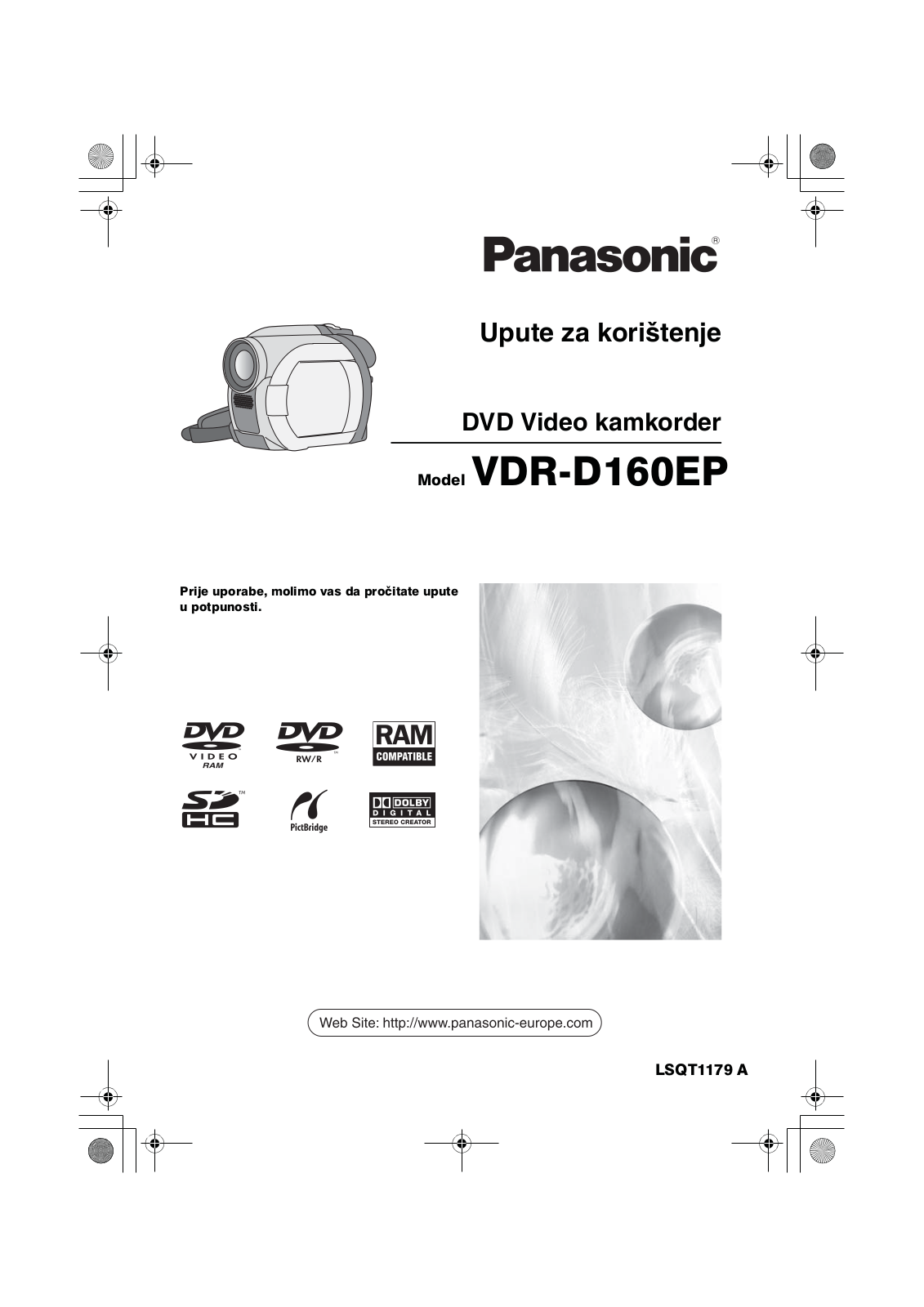 Panasonic VDR-D160EP User Manual