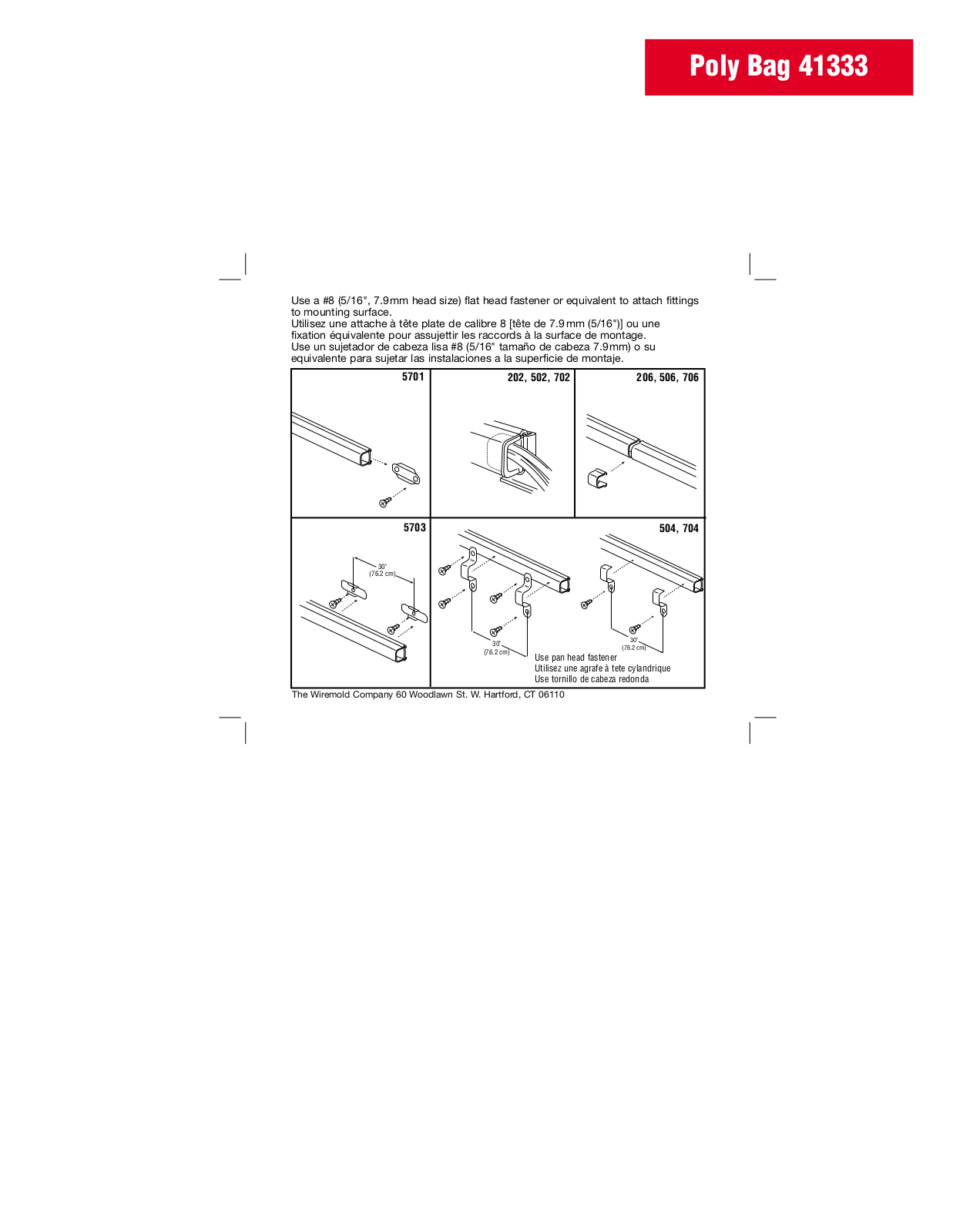 Wiremold 41333 Installation Manual - ManualMachine.com
