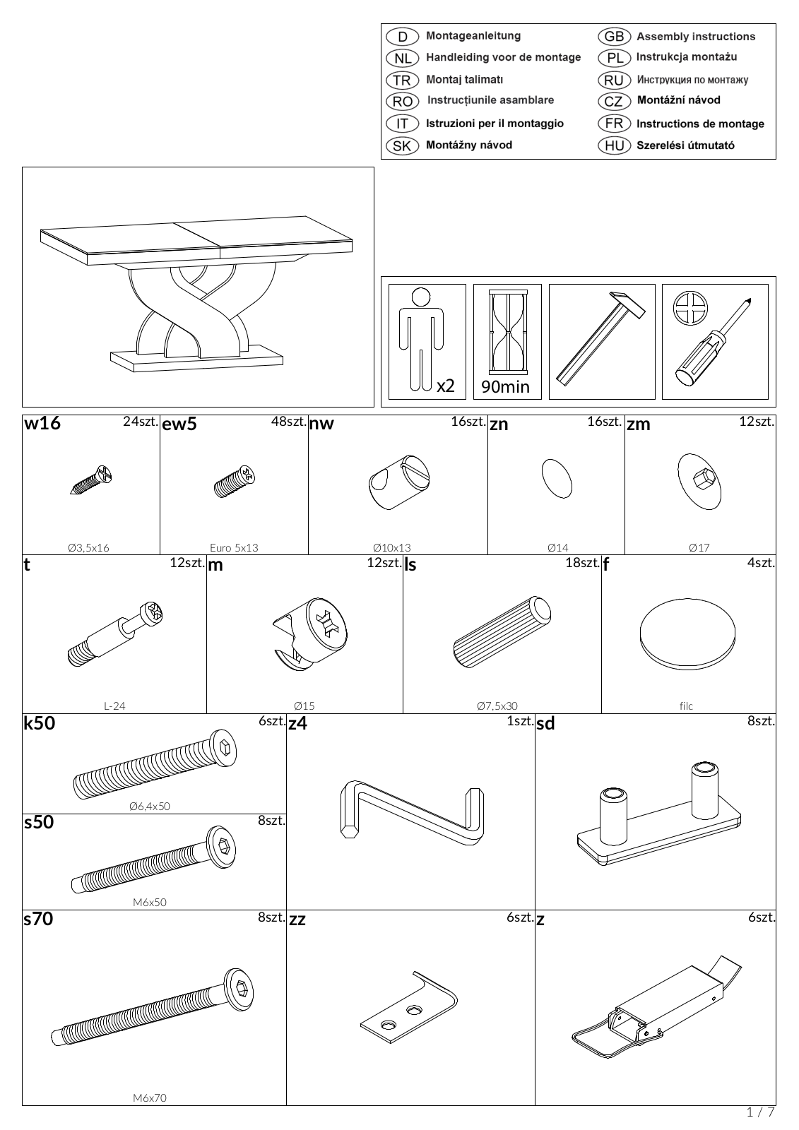 VVRHomes W007705291 Installation & Assembly - ManualMachine.com