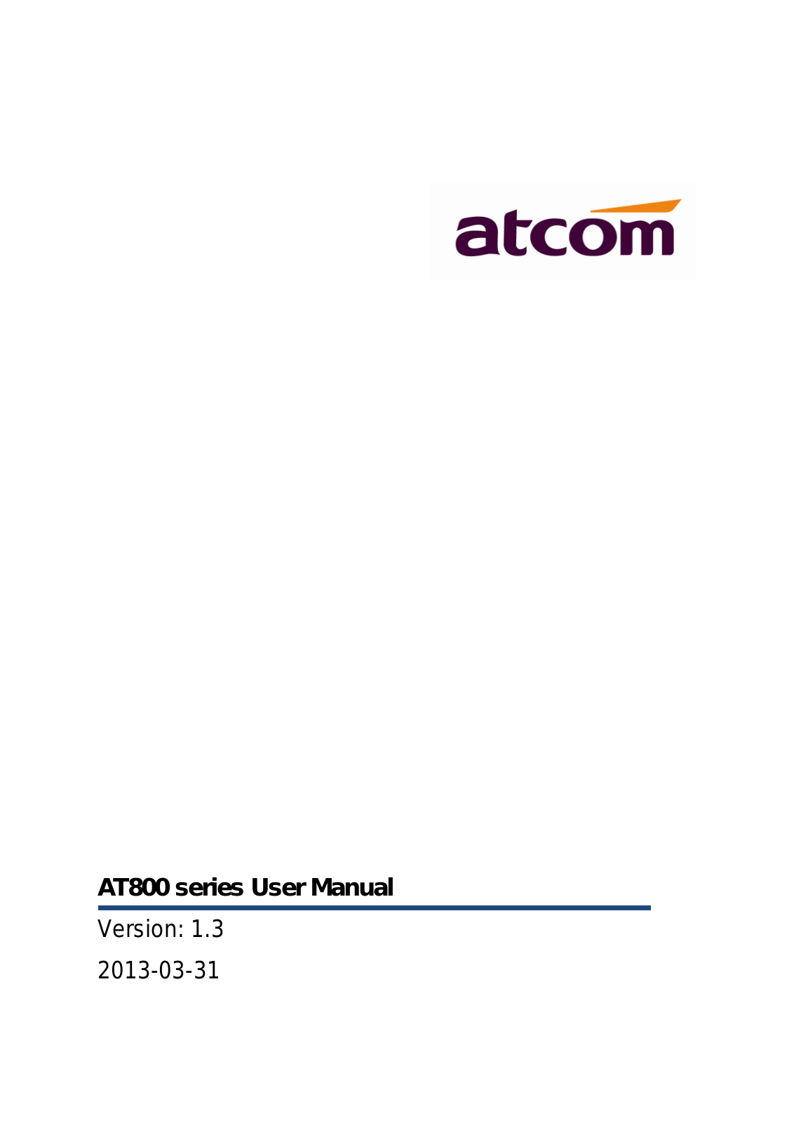 ATCOM AT800D, AT800DP, AT800, AT800P User Manual