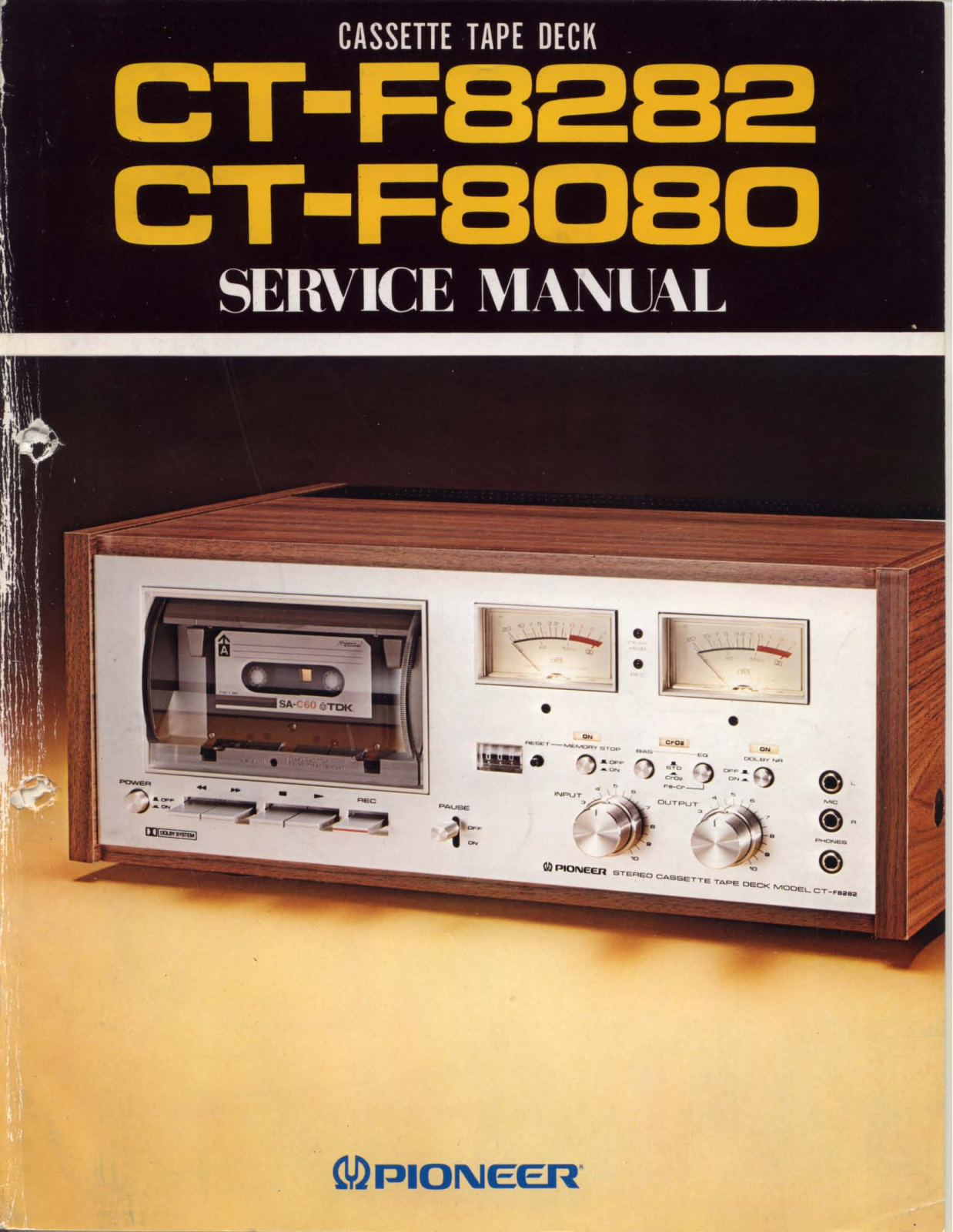 Pioneer CTF-8080, CTF-8282 Service manual