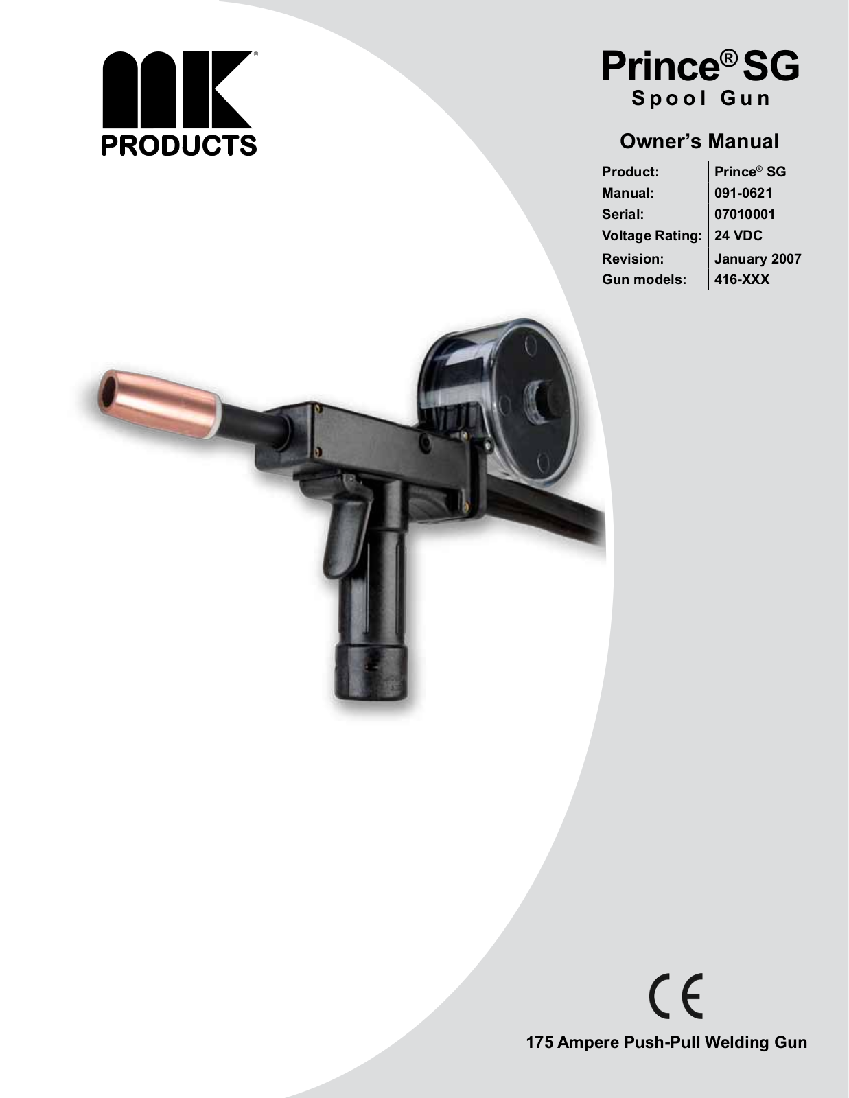 MK Products Prince SG User Manual