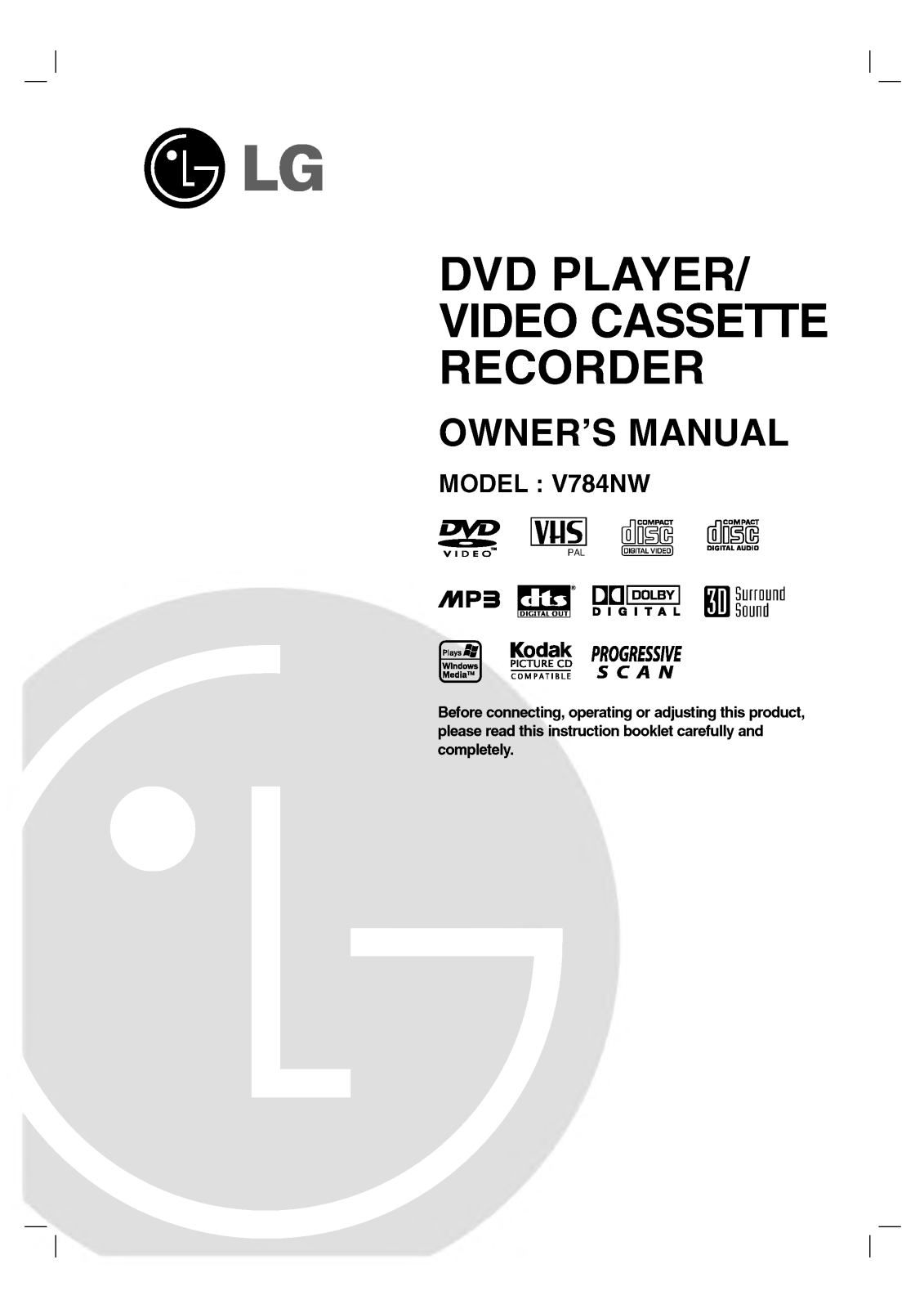 LG V784NW User Manual