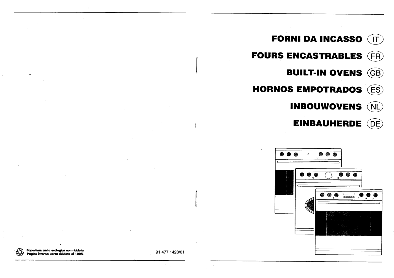 SMEG H985B, H985X, ENH7170, SE100EB-1, SE100NE User Manual