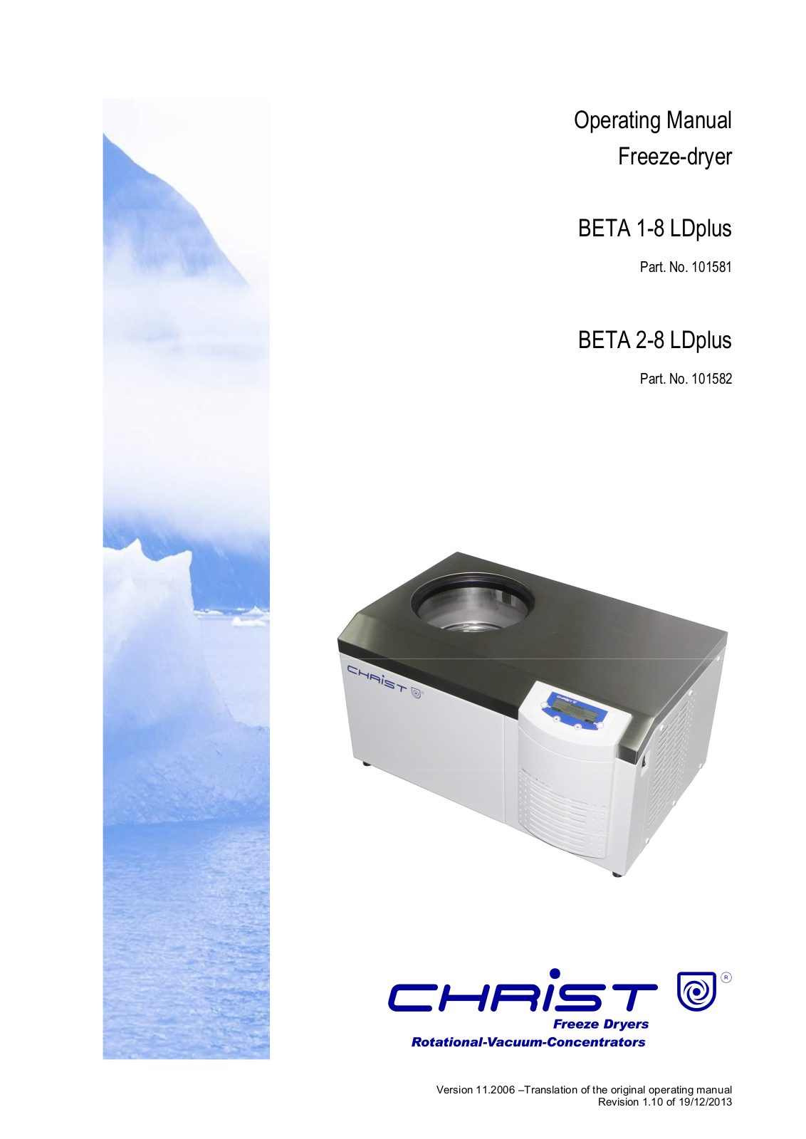 Martin Christ Beta 2-8 LDplus User Manual - ManualMachine.com