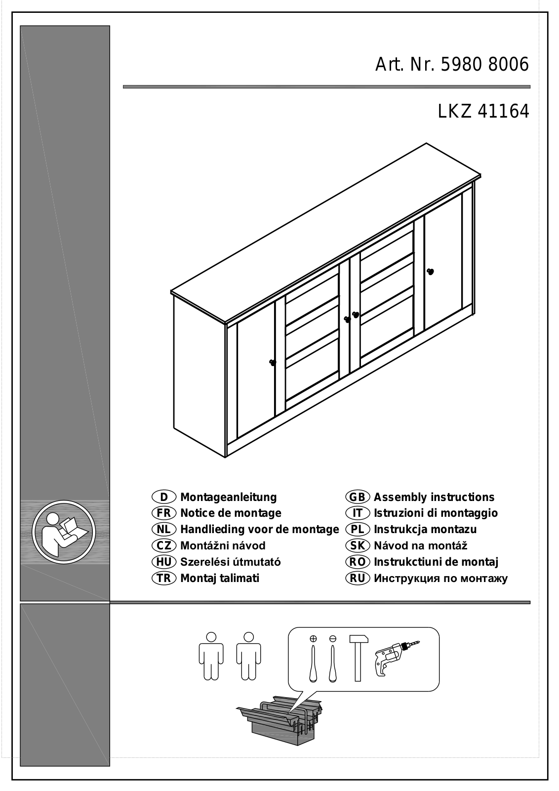 Home affaire Justine Assembly instructions