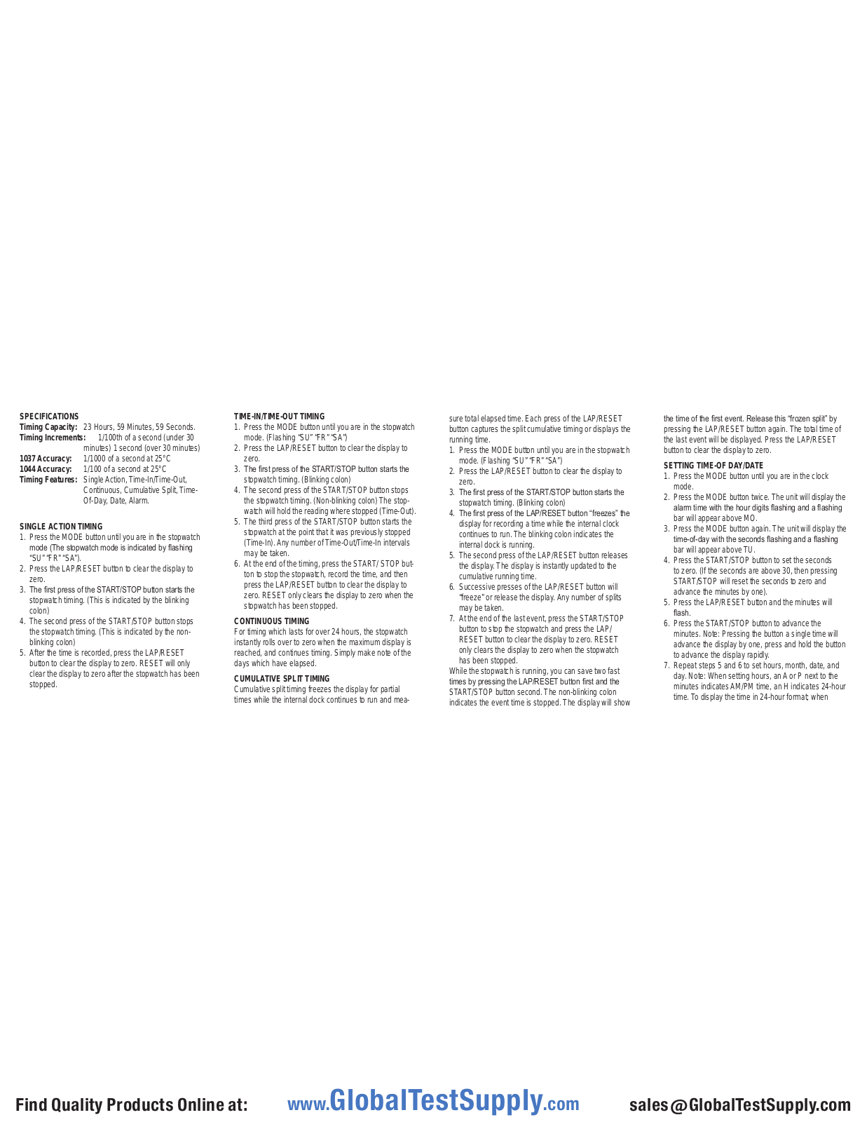 Traceable 98766-06 User manual - ManualMachine.com