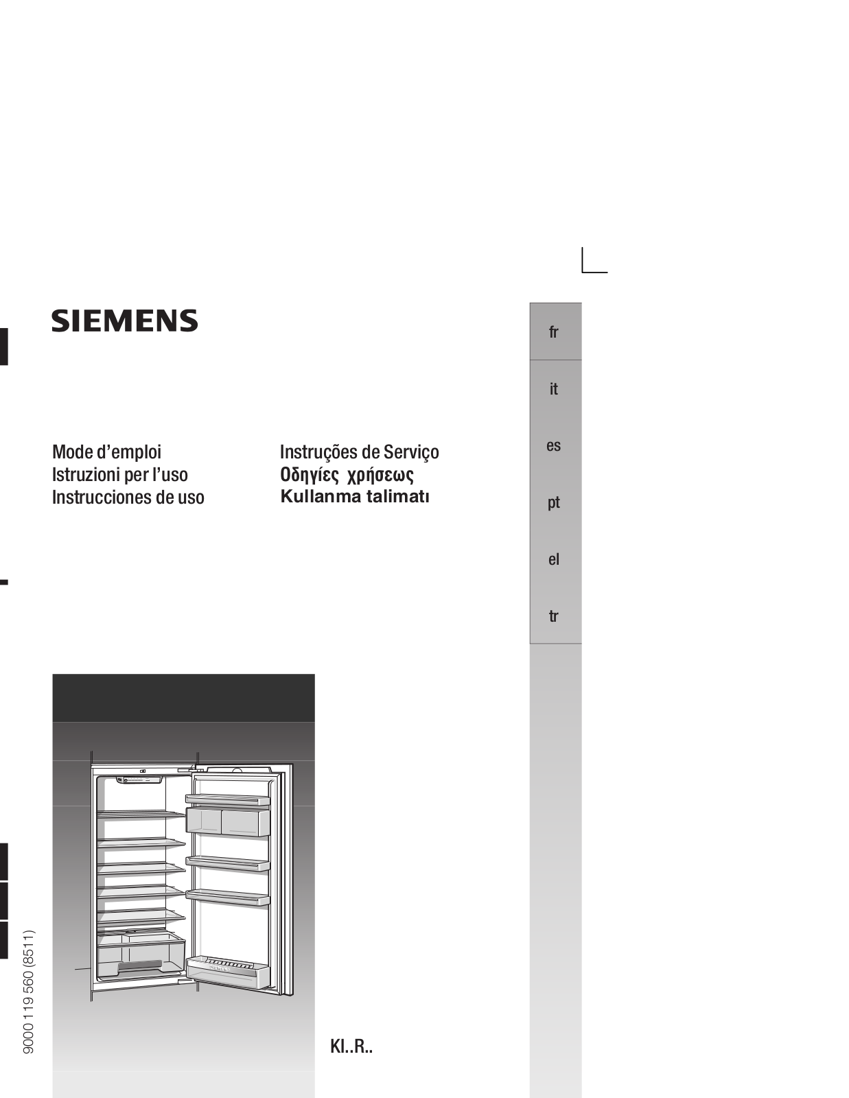 Siemens KI18RE50, KI18RA50GB, KI18RA60, KI18RE60, KI18RA40GB Manual