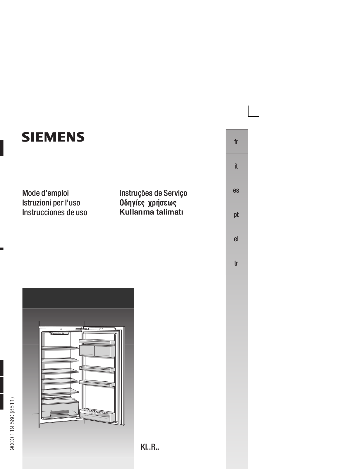 Siemens KI18RE50, KI18RA50GB, KI18RA60, KI18RE60, KI18RA40GB User Manual