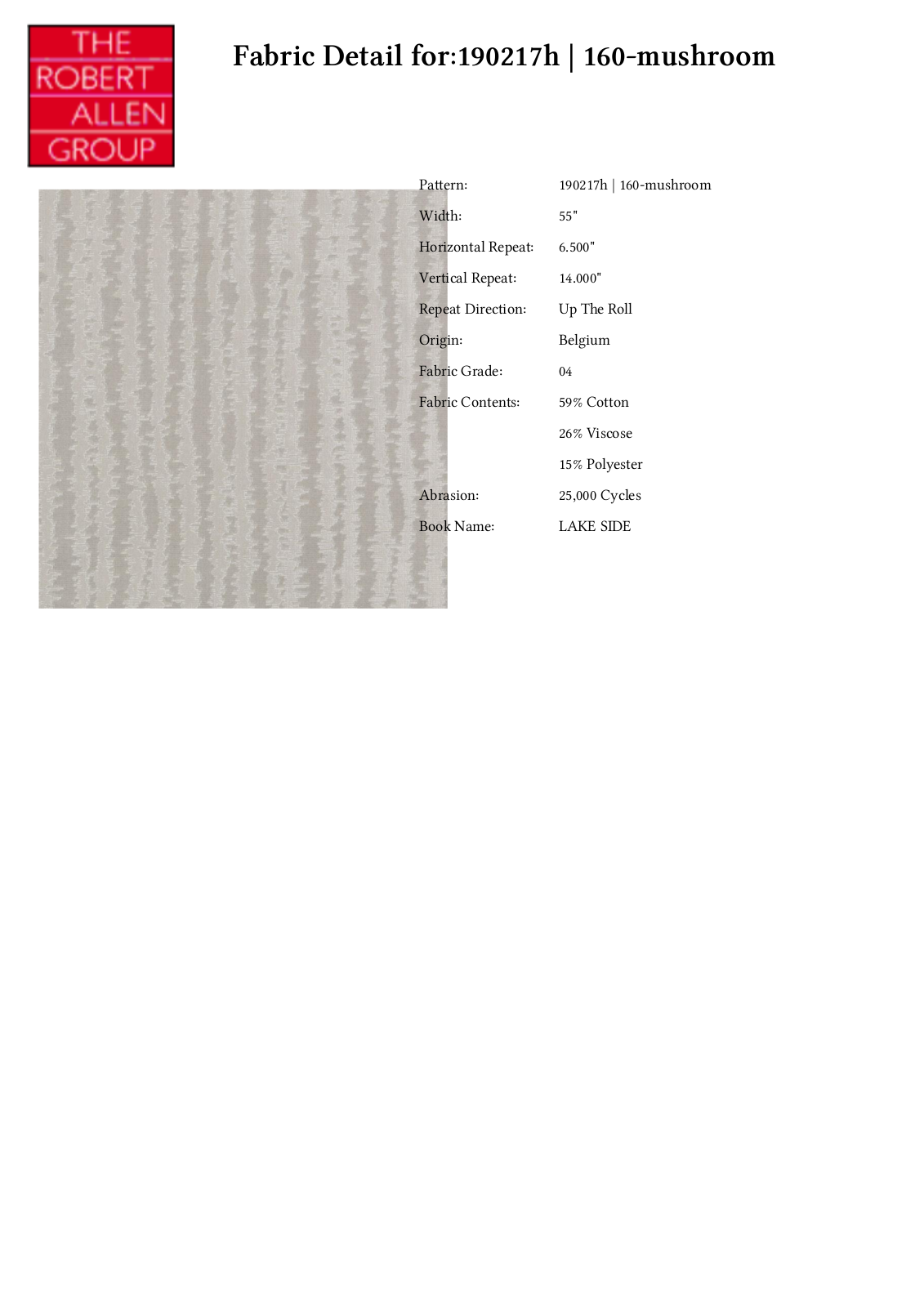 Duralee CRAL5197 Specifications - ManualMachine.com