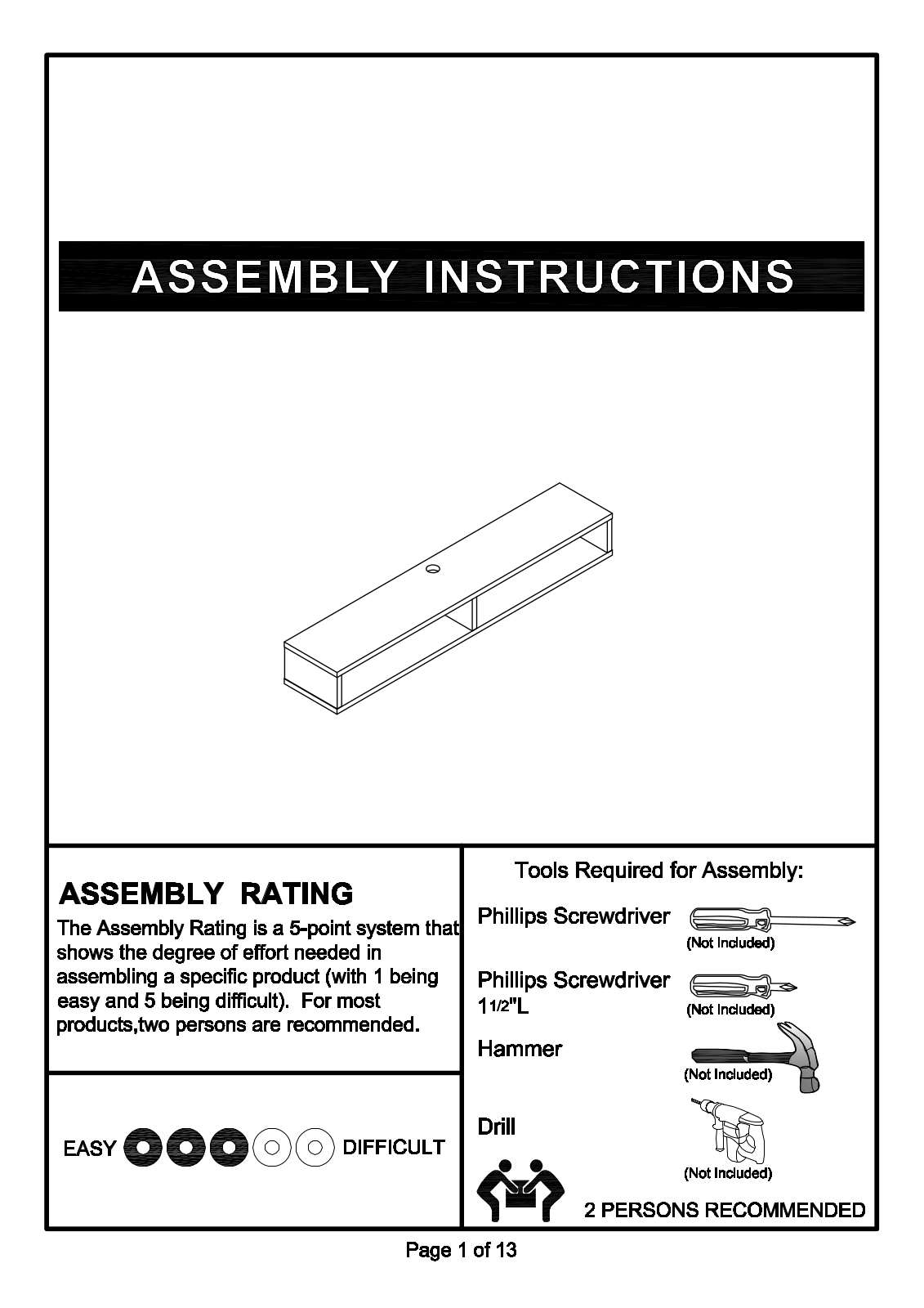 Wade Logan W006113628 Assembly Instructions - ManualMachine.com