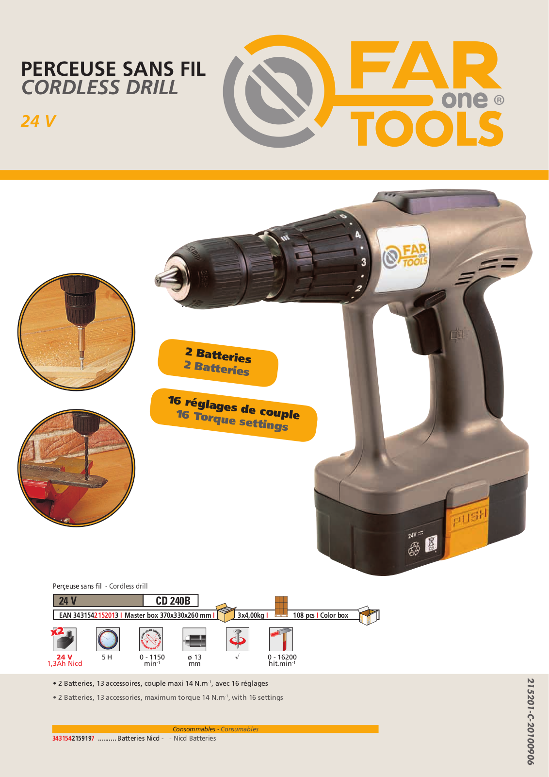 Fartools CD 240B User Manual