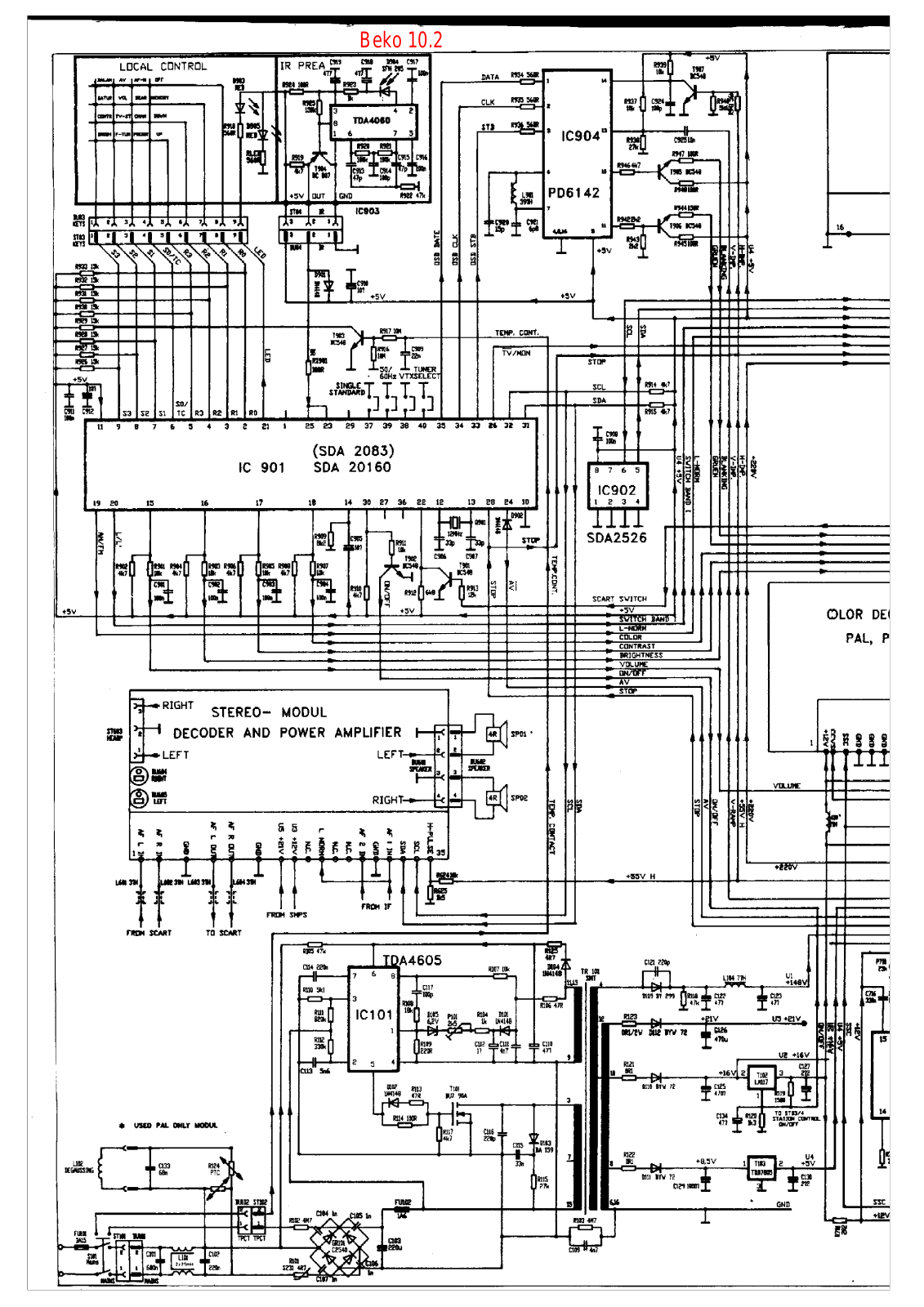 BEKO 10.2 Schematic