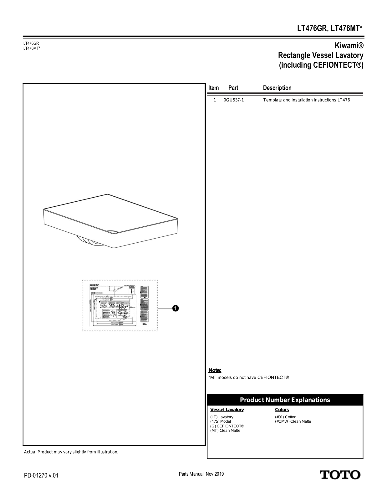 TOTO SBSA1522 Specifications - ManualMachine.com