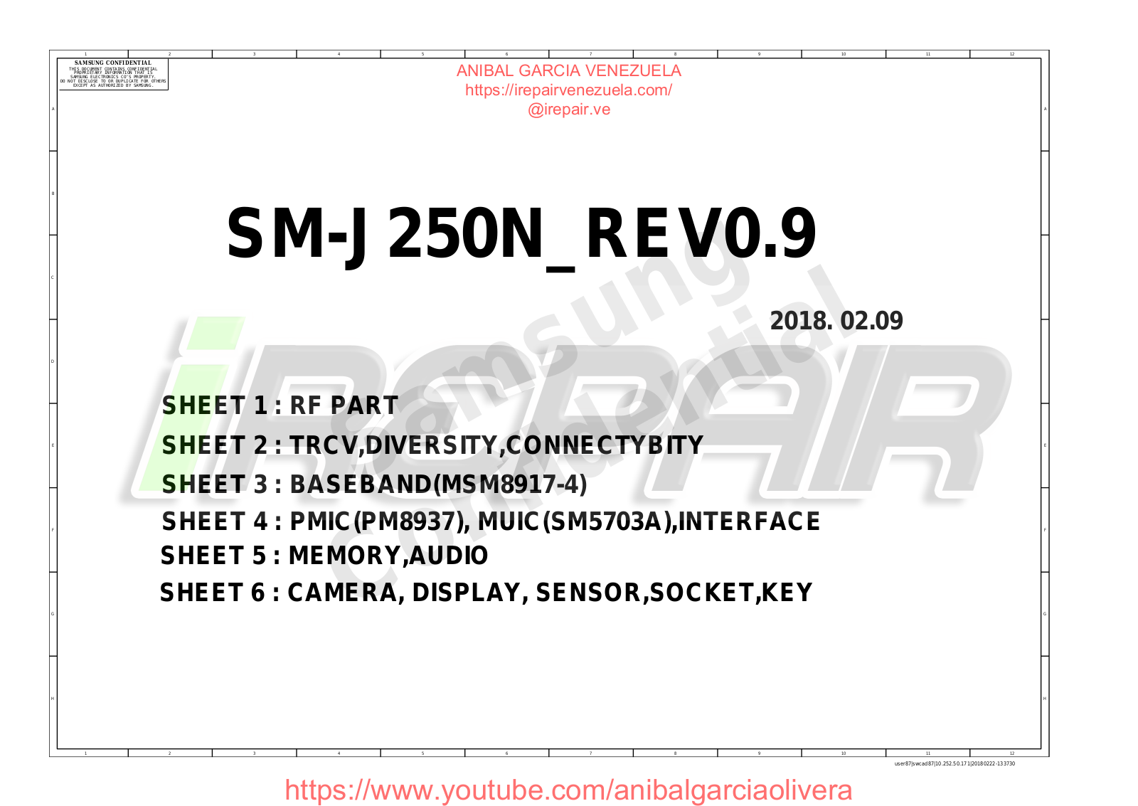 SAMSUNG SM-J250N Service and repair manual