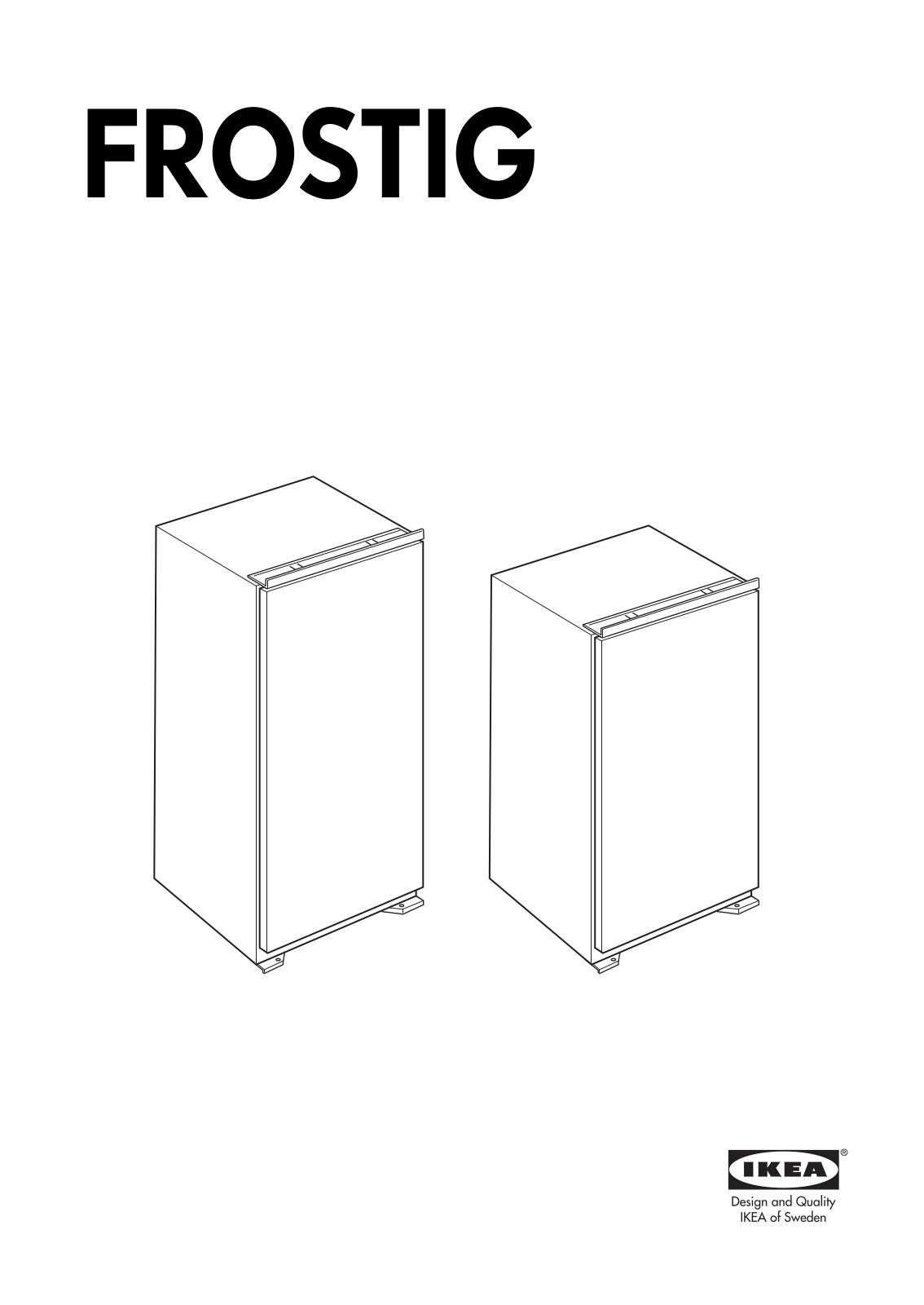 IKEA FROSTIG BC184 User Manual