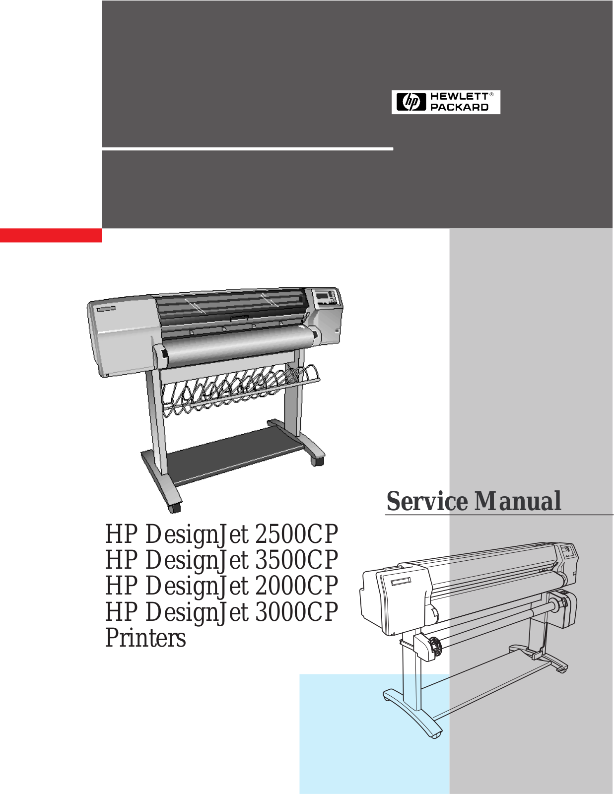 HP DesignJet 3xxOCM, DesignJet 2xxOCM Service Manual