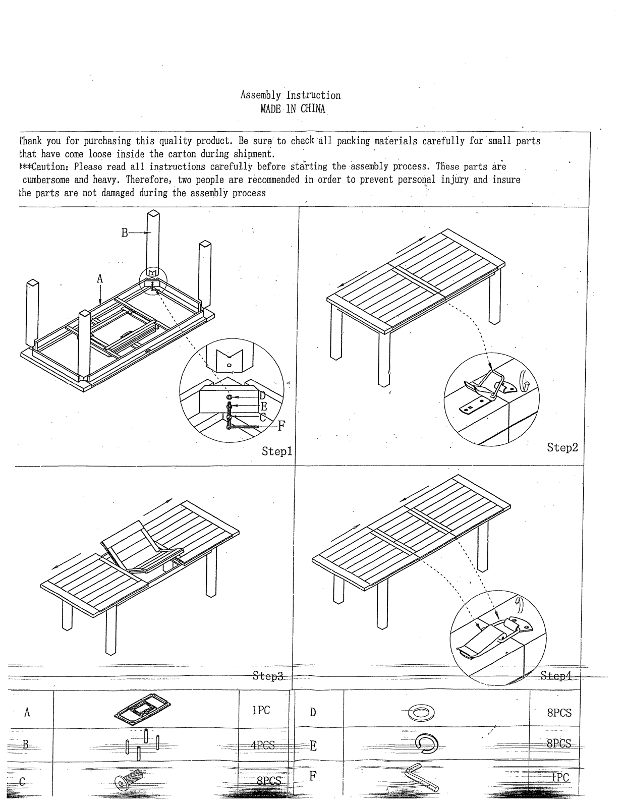 Foundstone LOON1365 Assembly Instruction - ManualMachine.com
