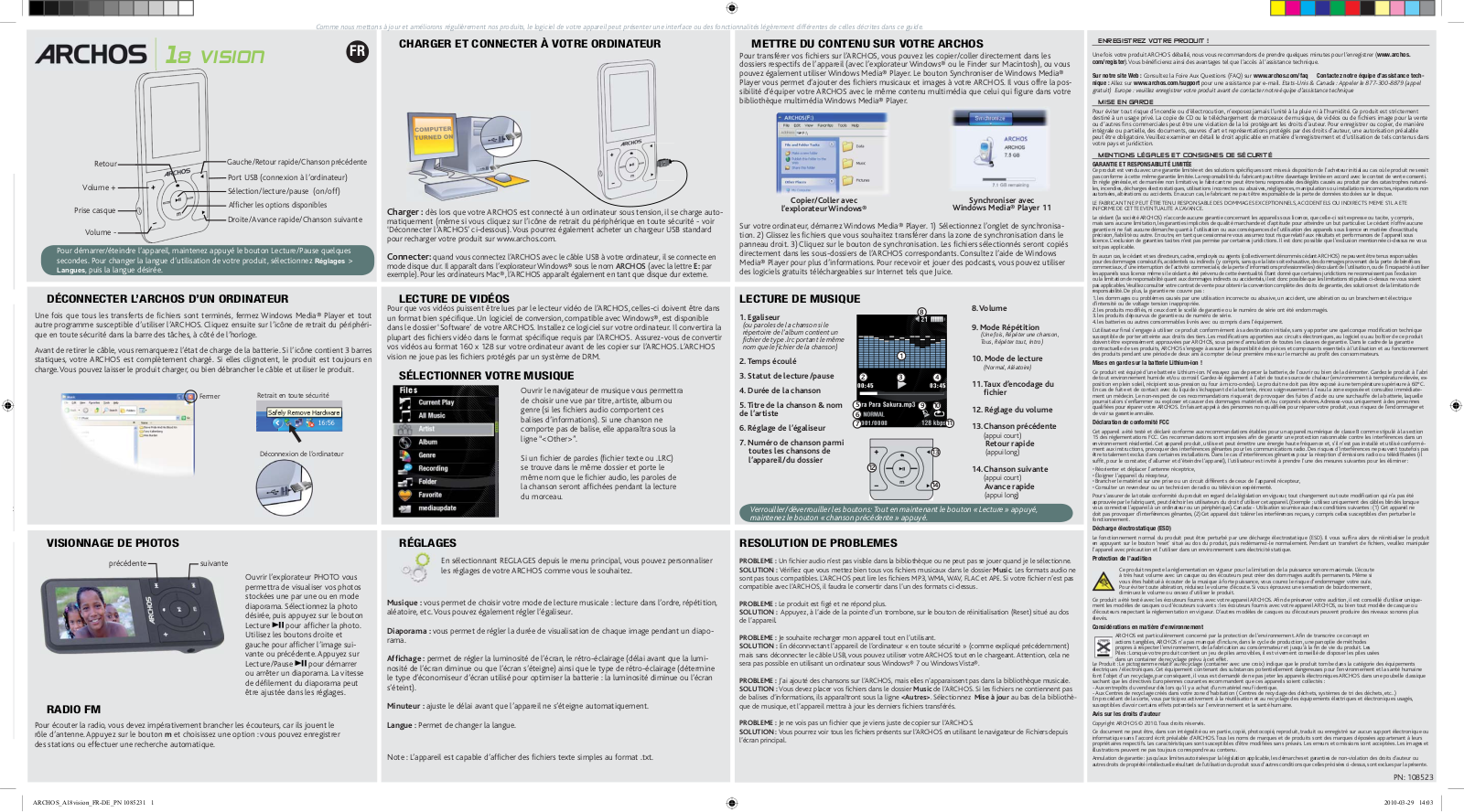 ARCHOS 18 Vision User Manual