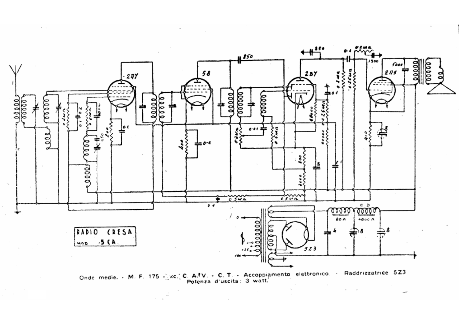 Cresa 5ca schematic - ManualMachine.com